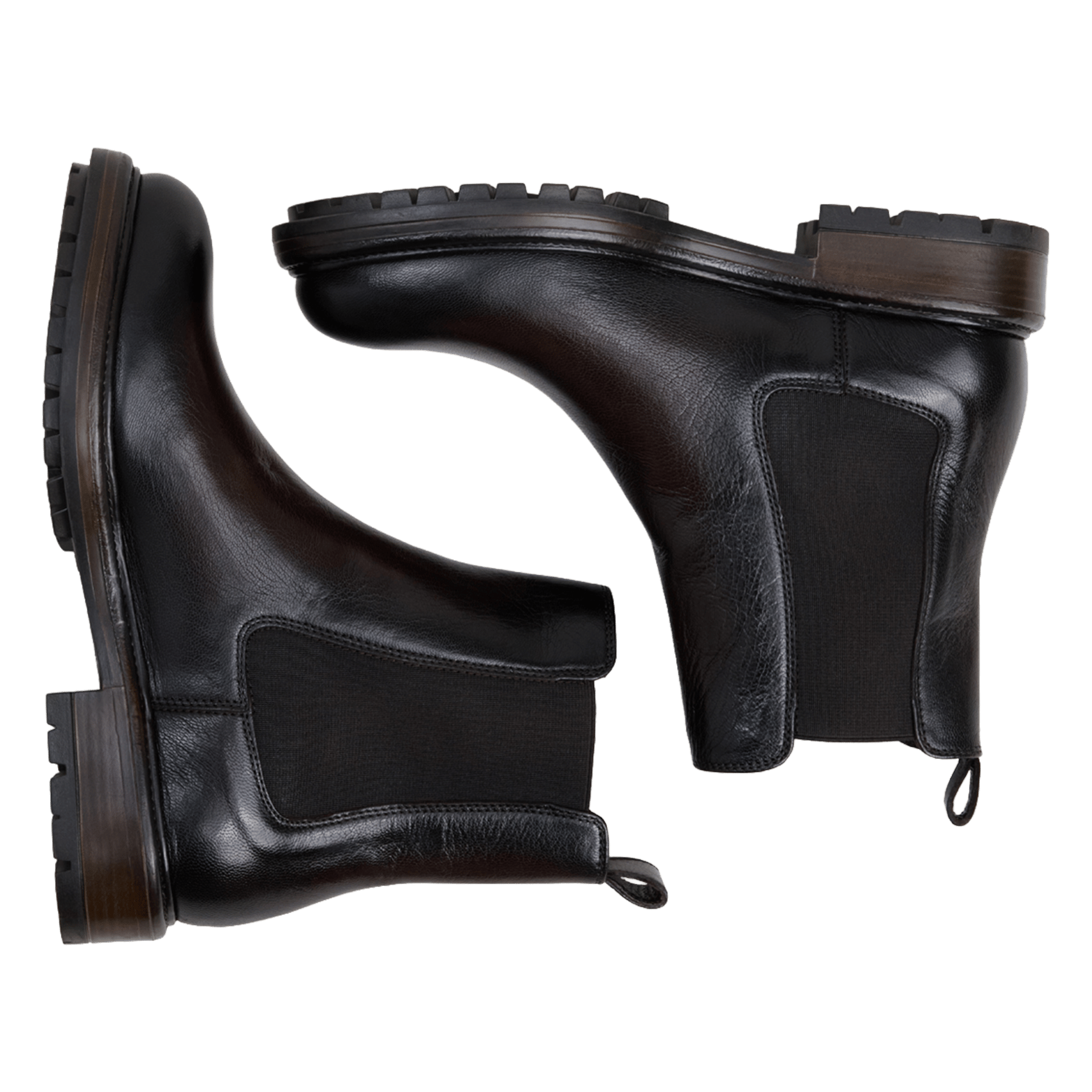 Leren boots JONAK Bruin