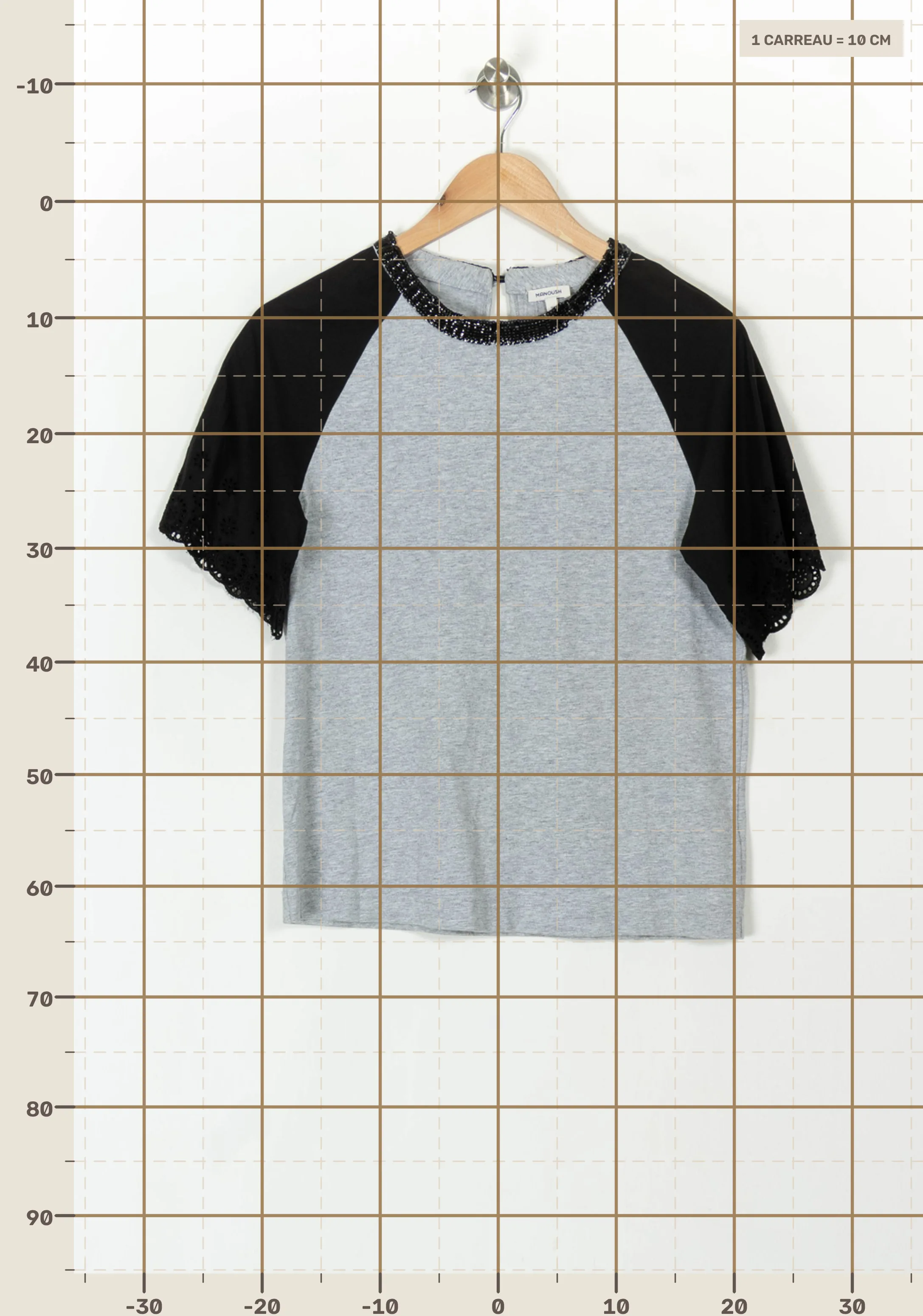 Top & tank top Manoush - Seconde Main Grey