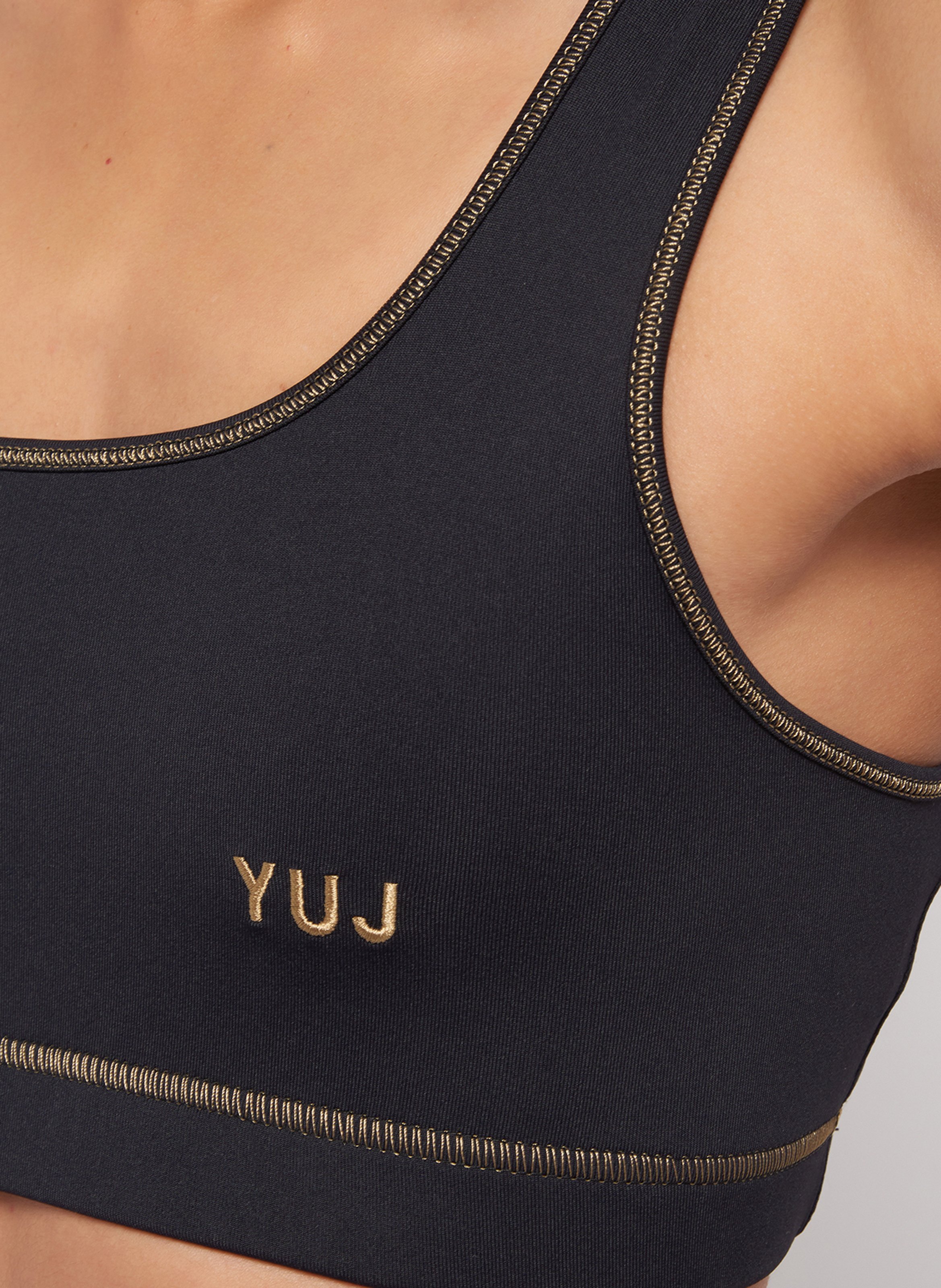 Körpernahes Yoga-Bustier YUJ YOGA PARIS Schwarz