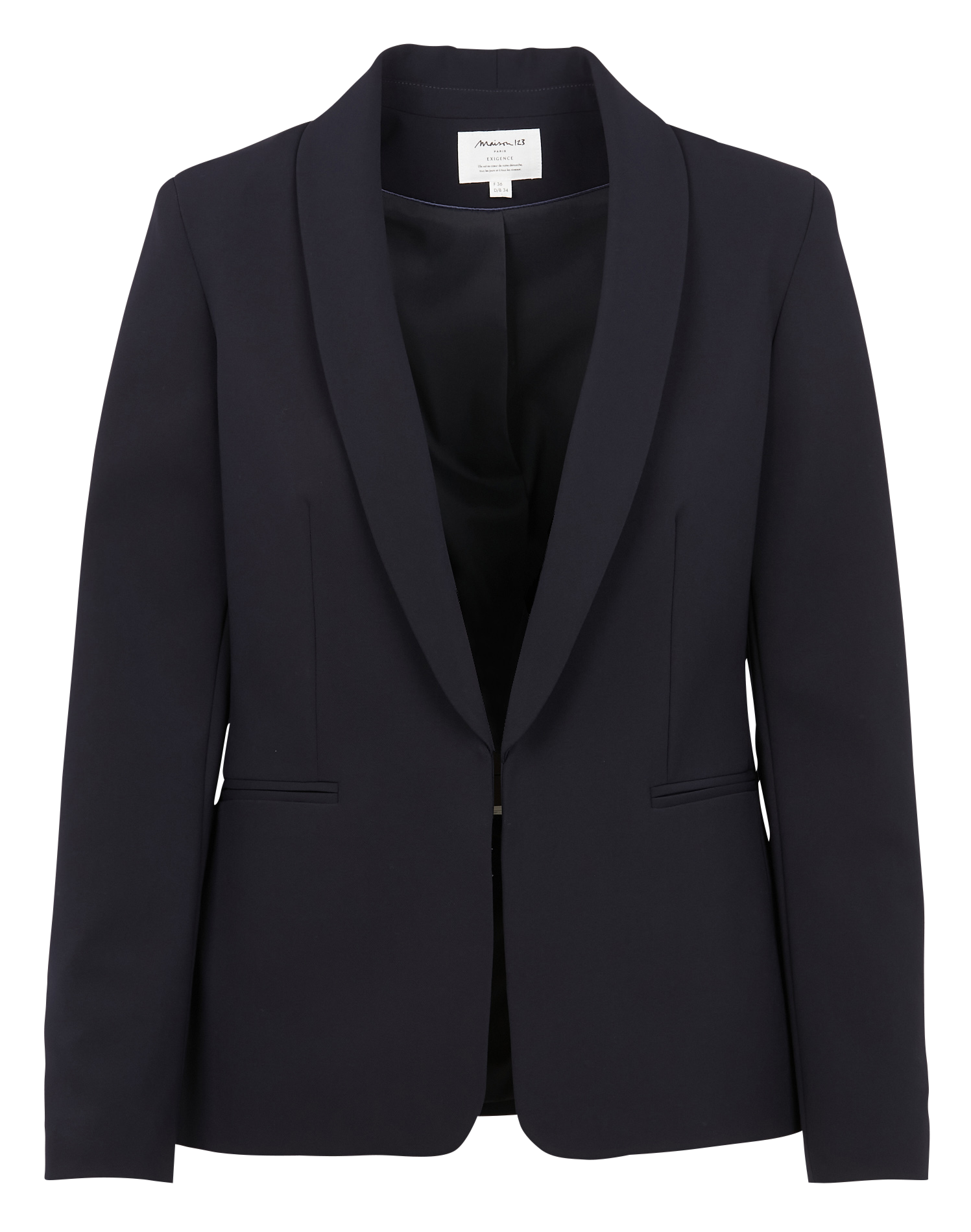 Veste col tailleur MAISON 123 Bleu
