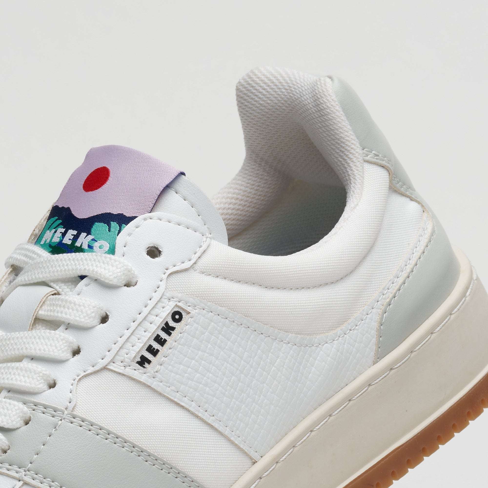 Eco-friendly low-top trainers MEEKO White