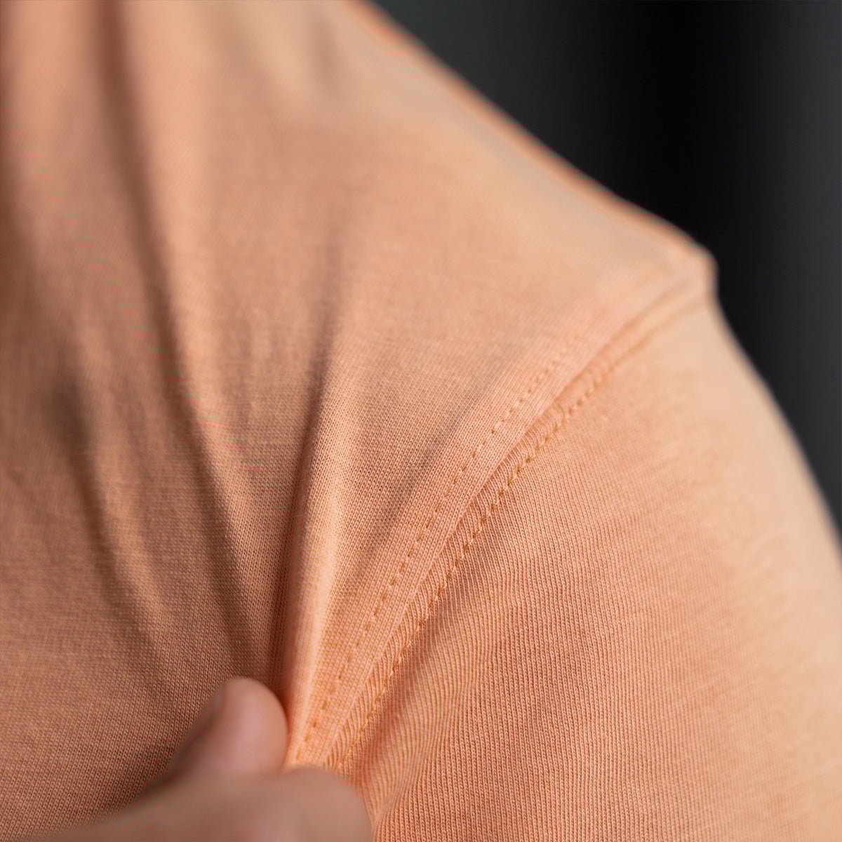 Organic cotton garment-dyed T-shirt BILLYBELT Orange