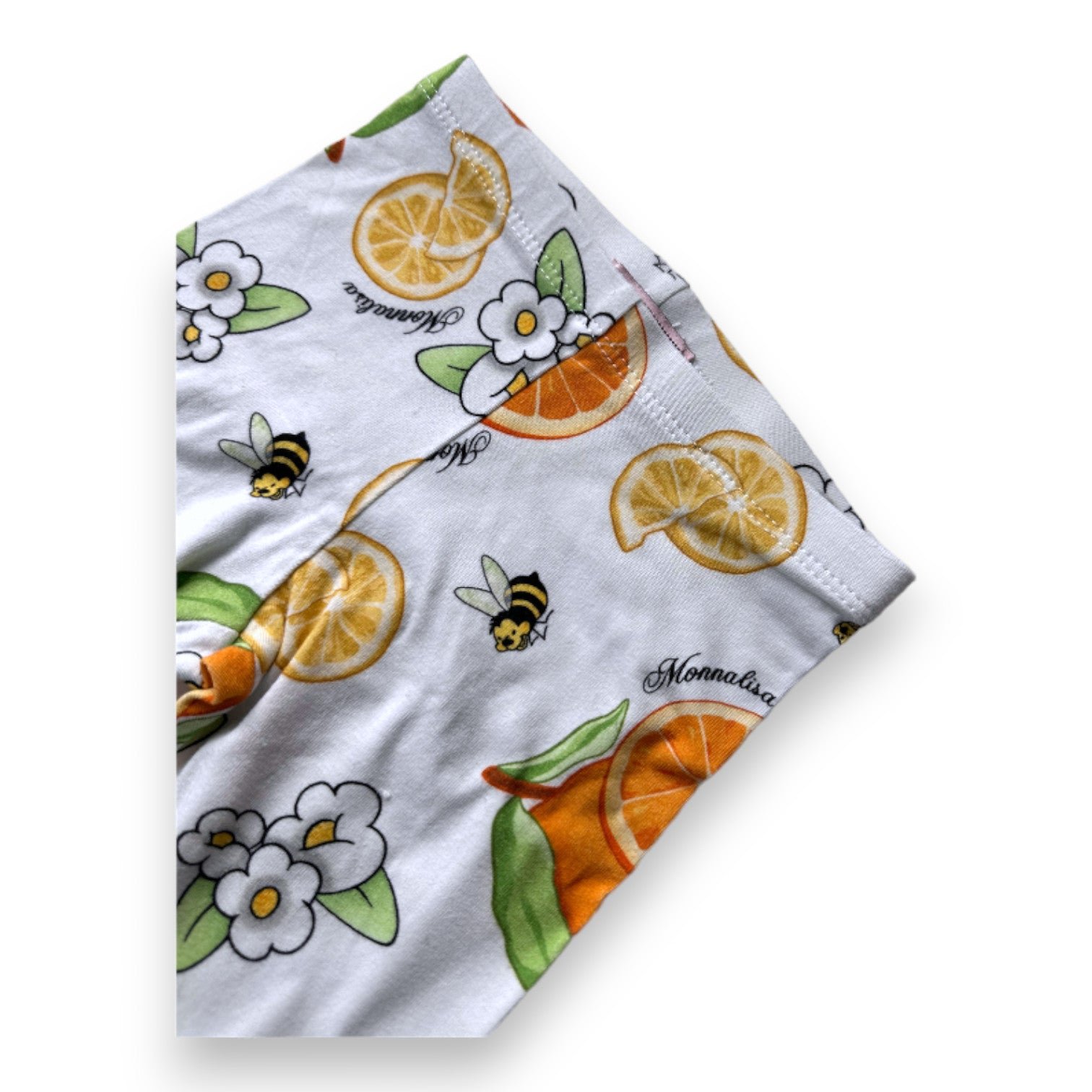 White Baby Pants - 6 months MONNALISA - Seconde main White