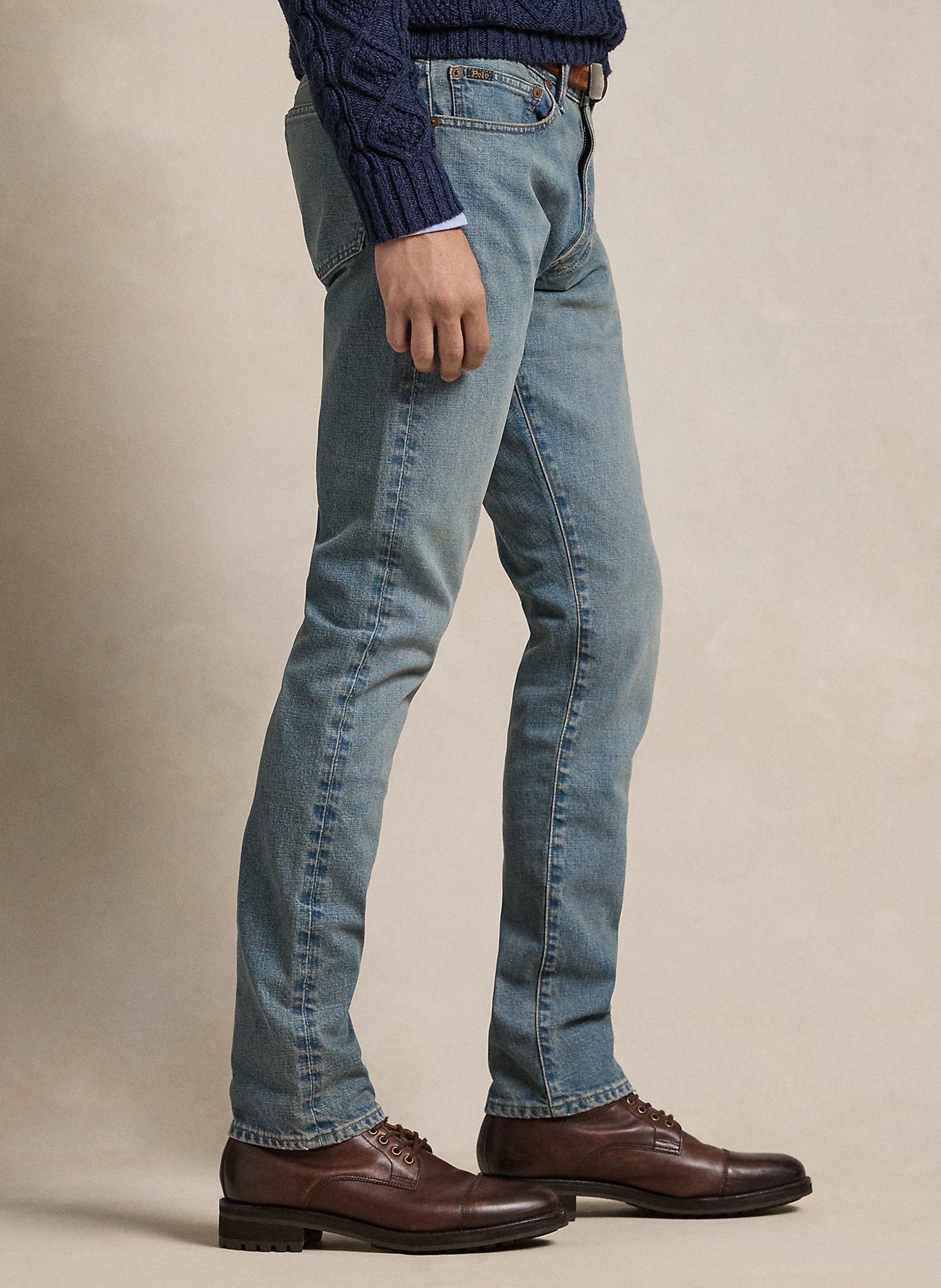 High-rise slim-fit jeans POLO RALPH LAUREN Blue