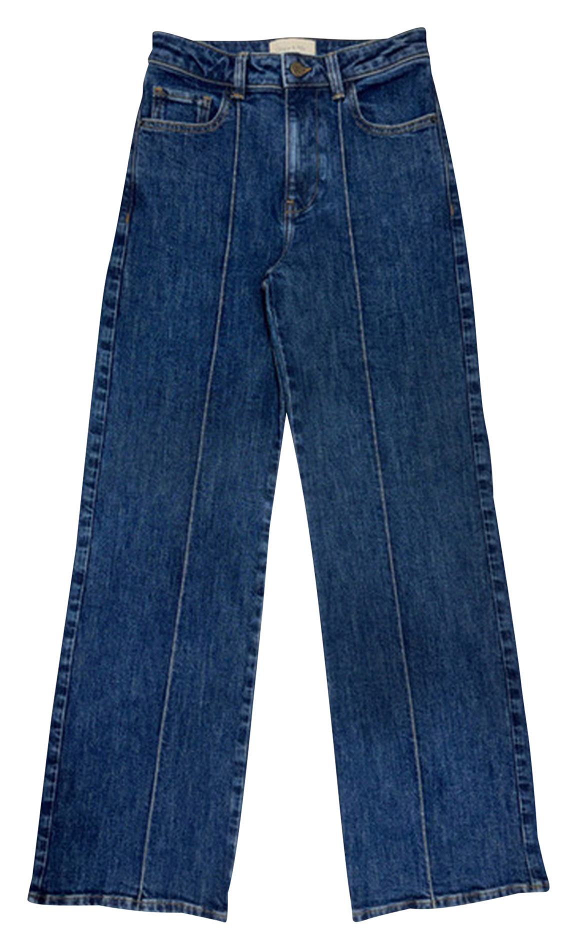Cotton-blend straight jeans JUSTIN Medium blue