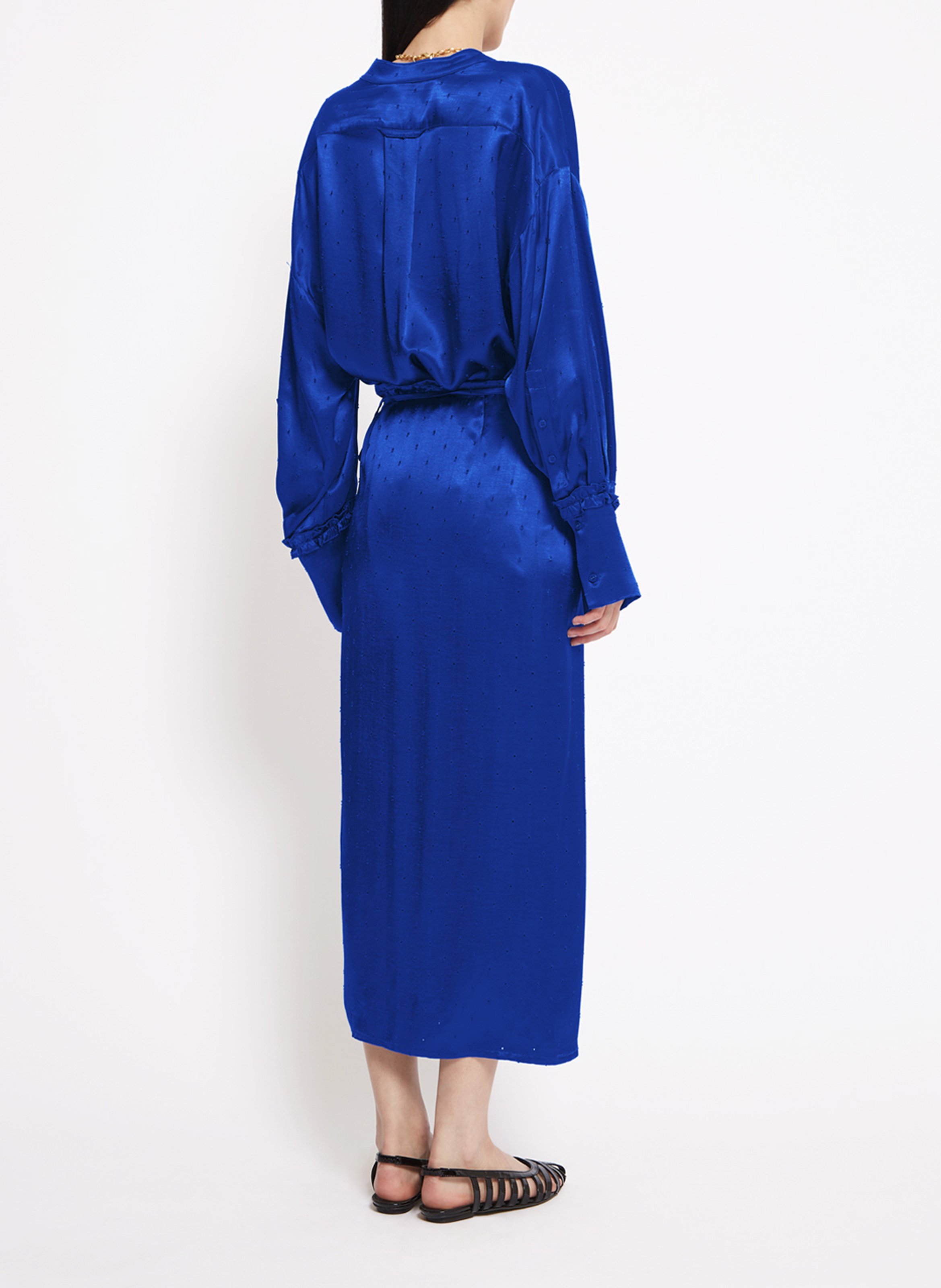 Chemise oversize col mao ROSEANNA Bleu