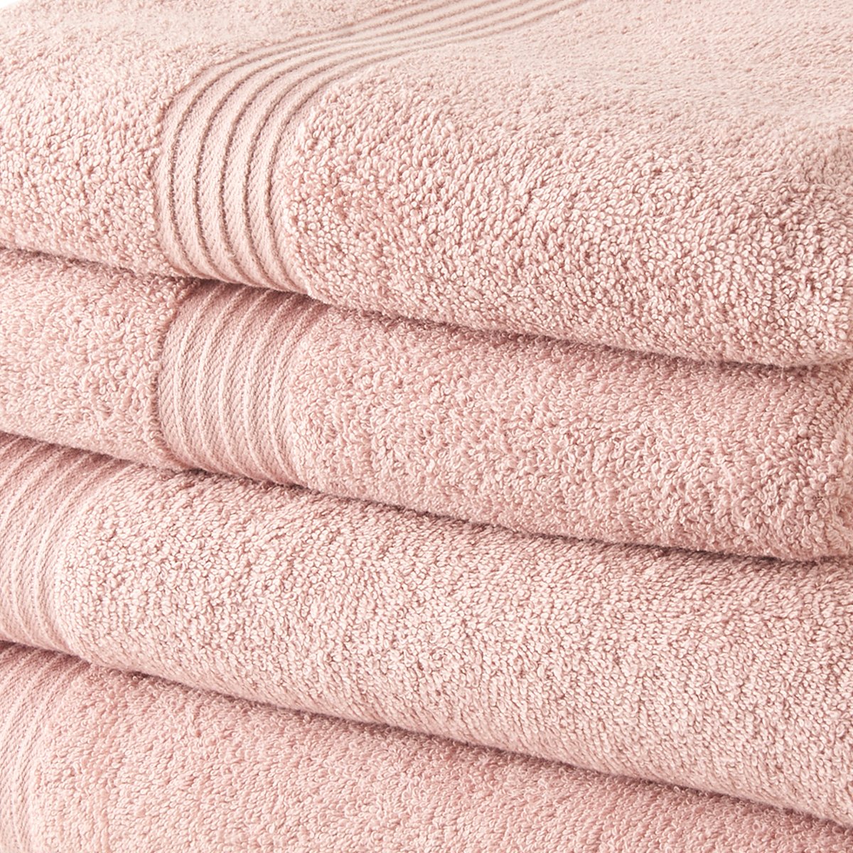 Set of cotton towels and bath sheets TODAY LINGE DE MAISON Pink