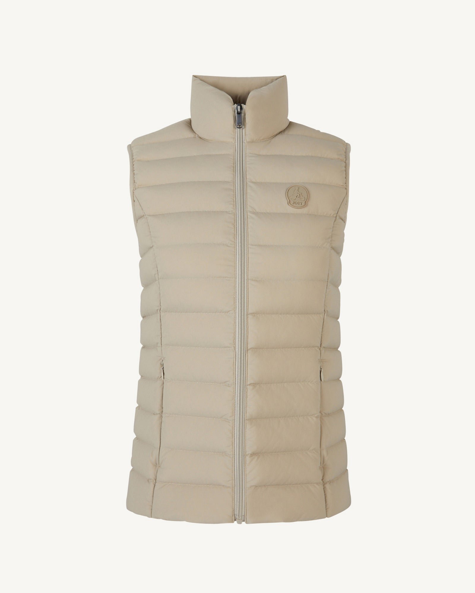 Stretch sleeveless down jacket Grenada JOTT Beige
