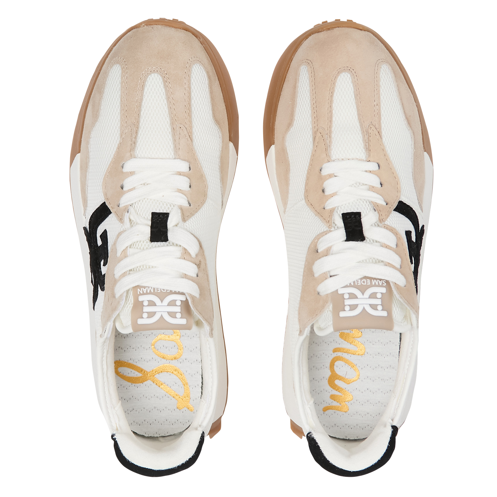 Flache Sneaker zum Schnüren SAM EDELMAN Mehrfarbig