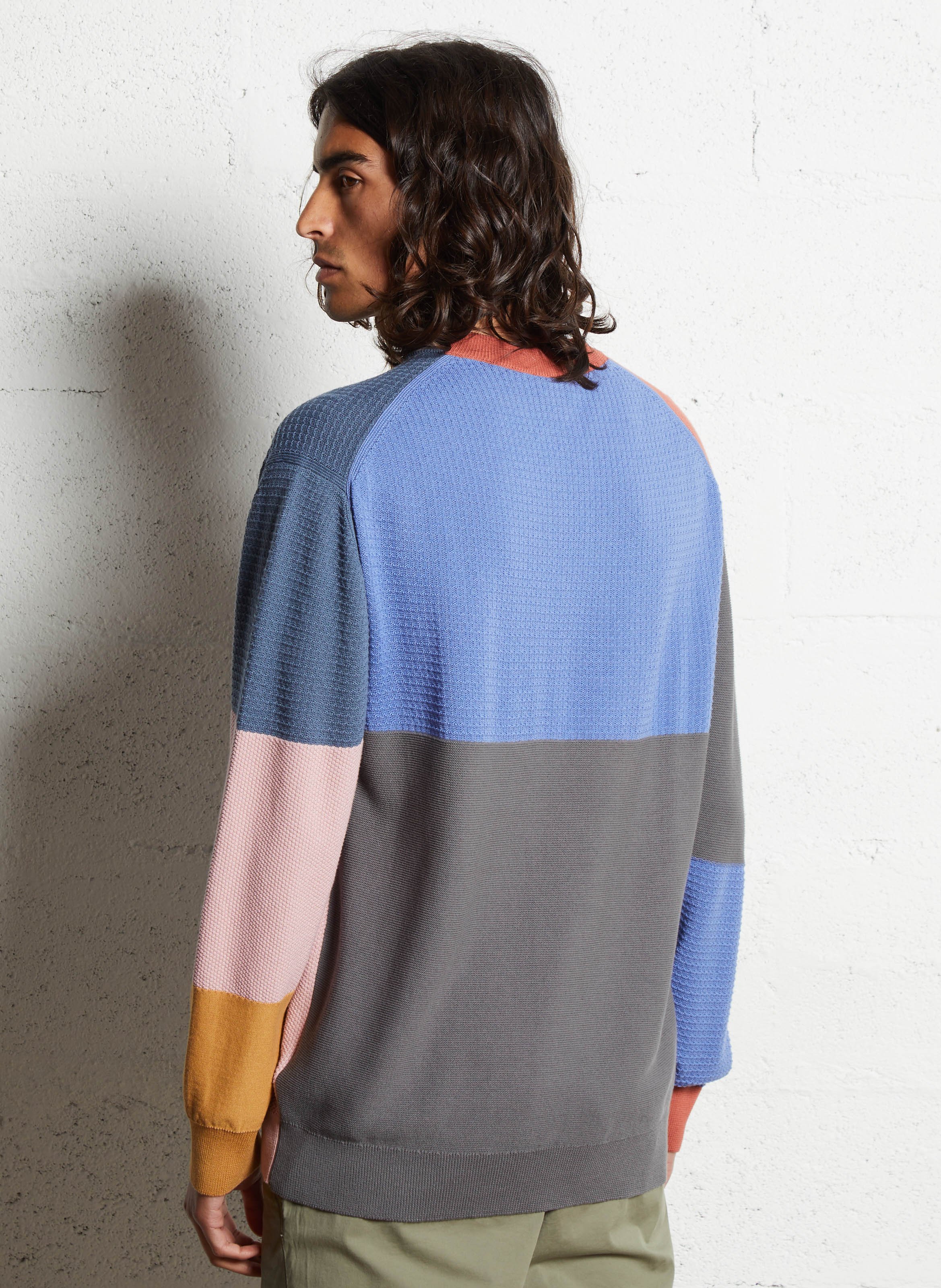 Oversized organic cotton sweater PAUL SMITH Multicolored