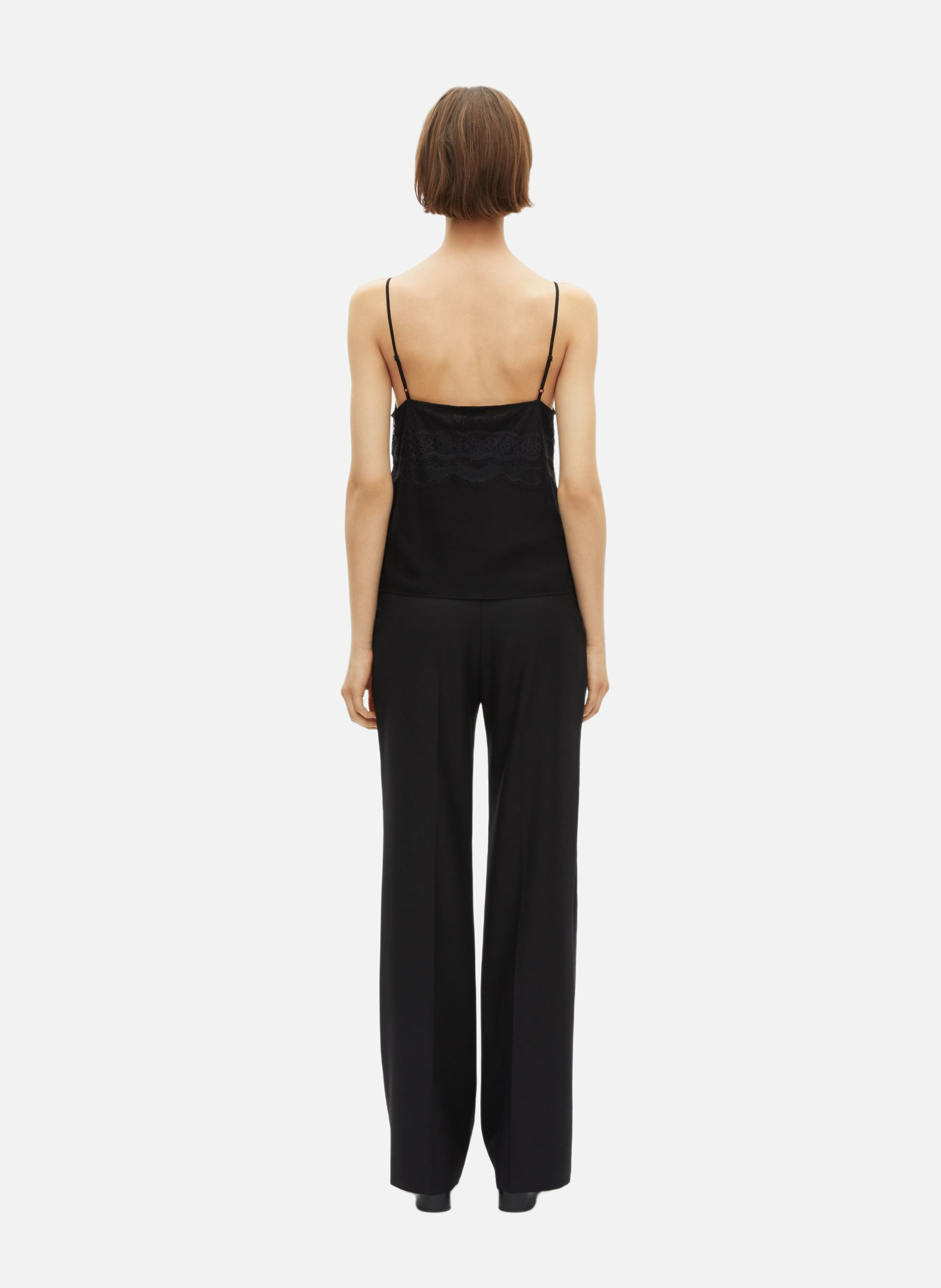 Camisole with lace THE KOOPLES Black