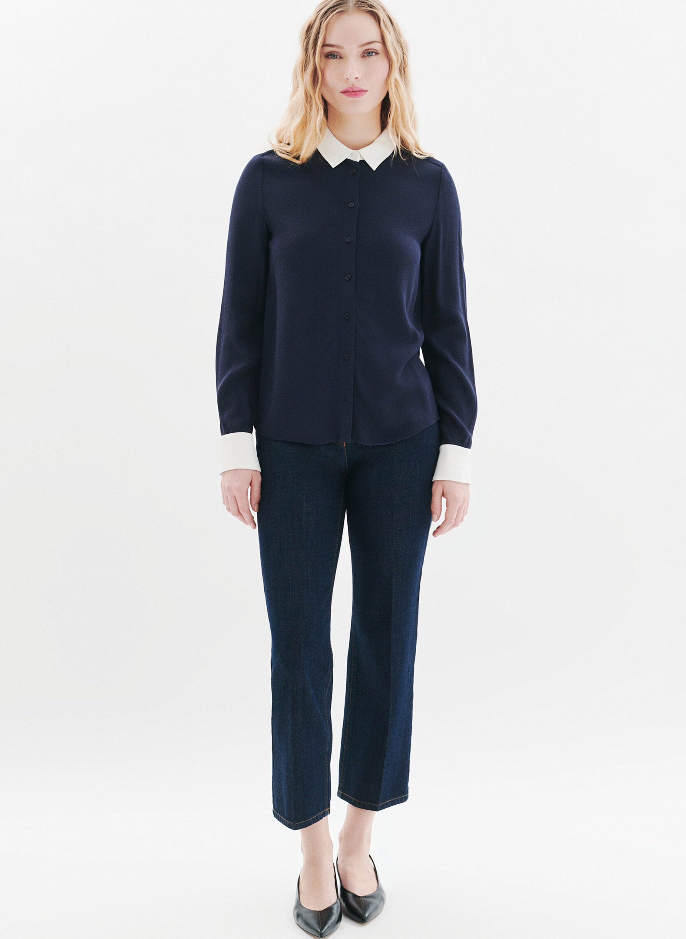 Chemise col classique CAROLL Blue