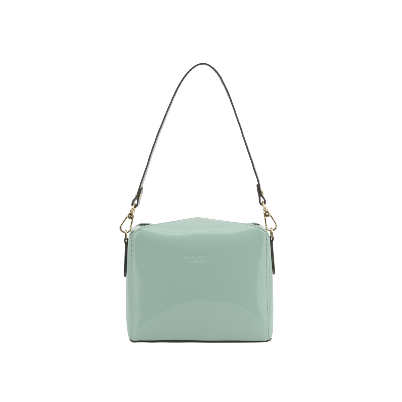 Shoulder bag - synthetic and leather POURCHET Blue