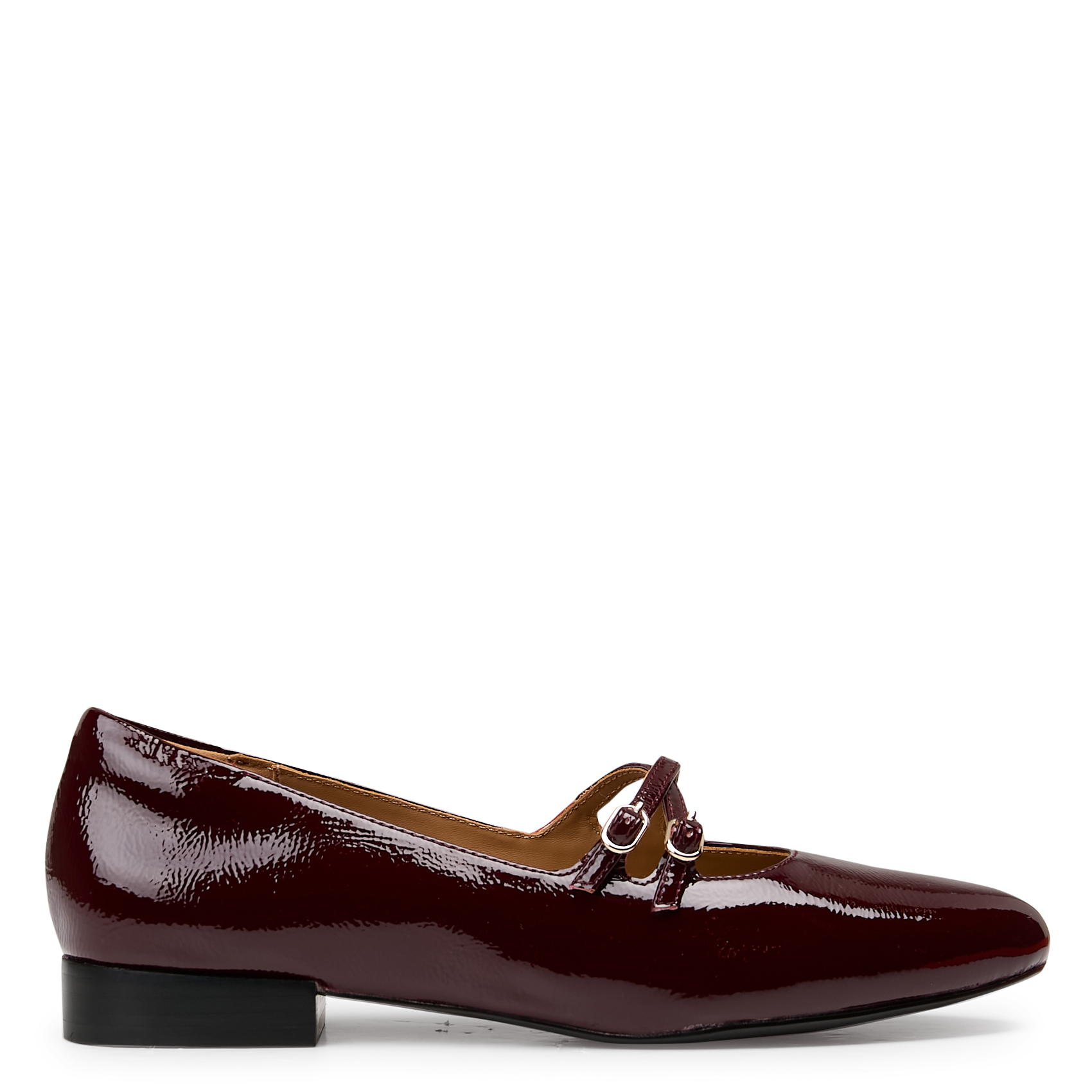 Ballet flats with patent leather buckles SCHMOOVE Red