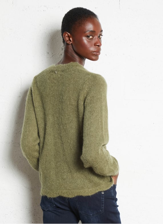 Pull pull femme Marks and Spencer vert col roulé géométrique Pull pull femme Marks and Spencer vert col roulé géométrique