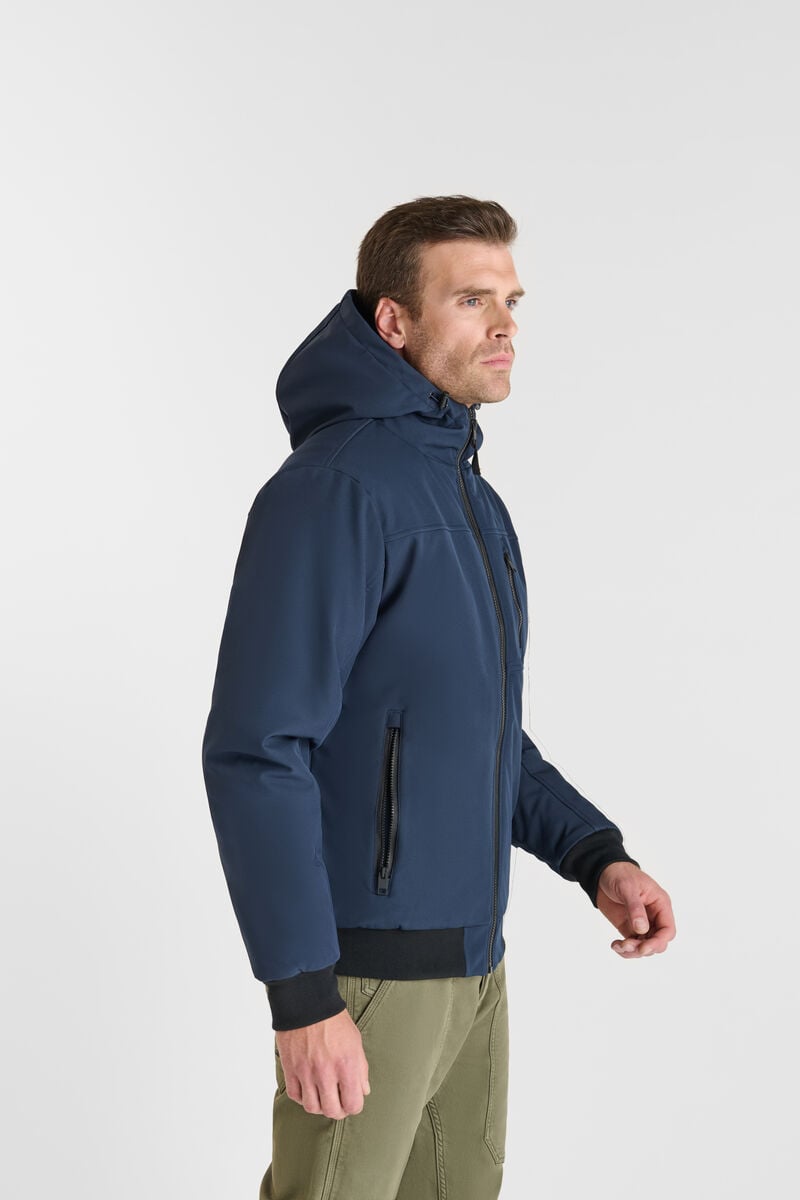 Brookvale Hoody padded jacket LE TEMPS DES CERISES Blue