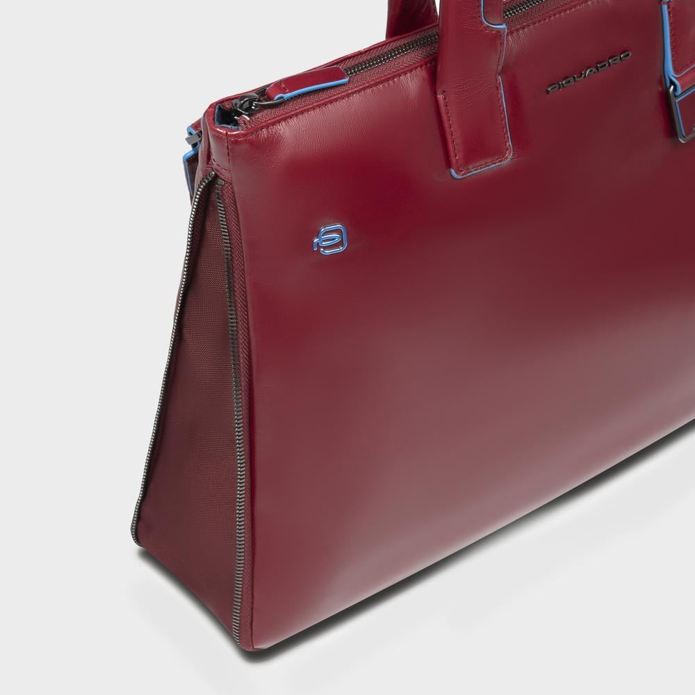 Expandable laptop bag PIQUADRO Red