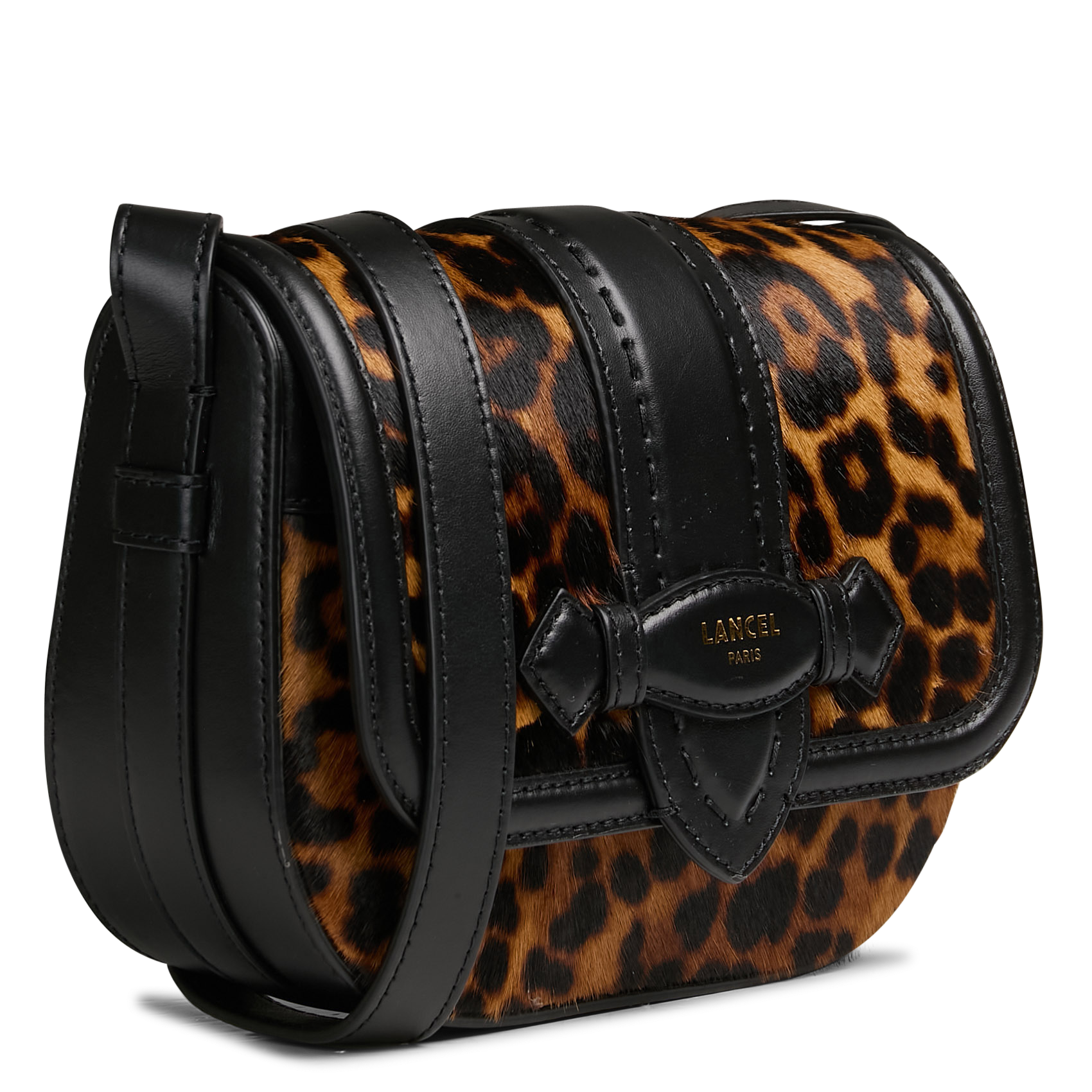 Sac bandoulière imprimé en cuir pony LANCEL Multicolore