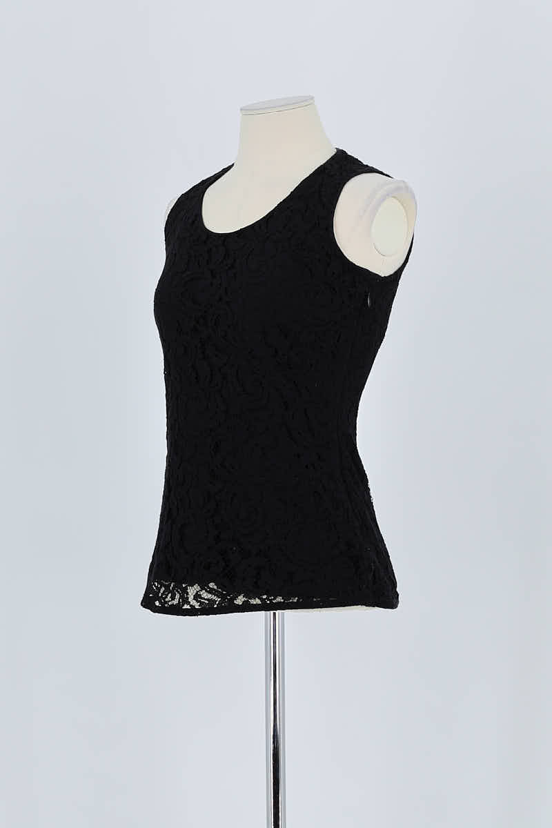 Azawood sleeveless top ARMANI - SECONDE MAIN Black