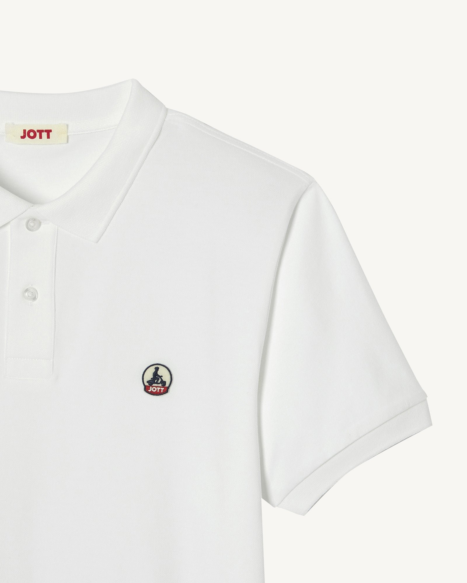 Organic cotton polo Marbella JOTT White