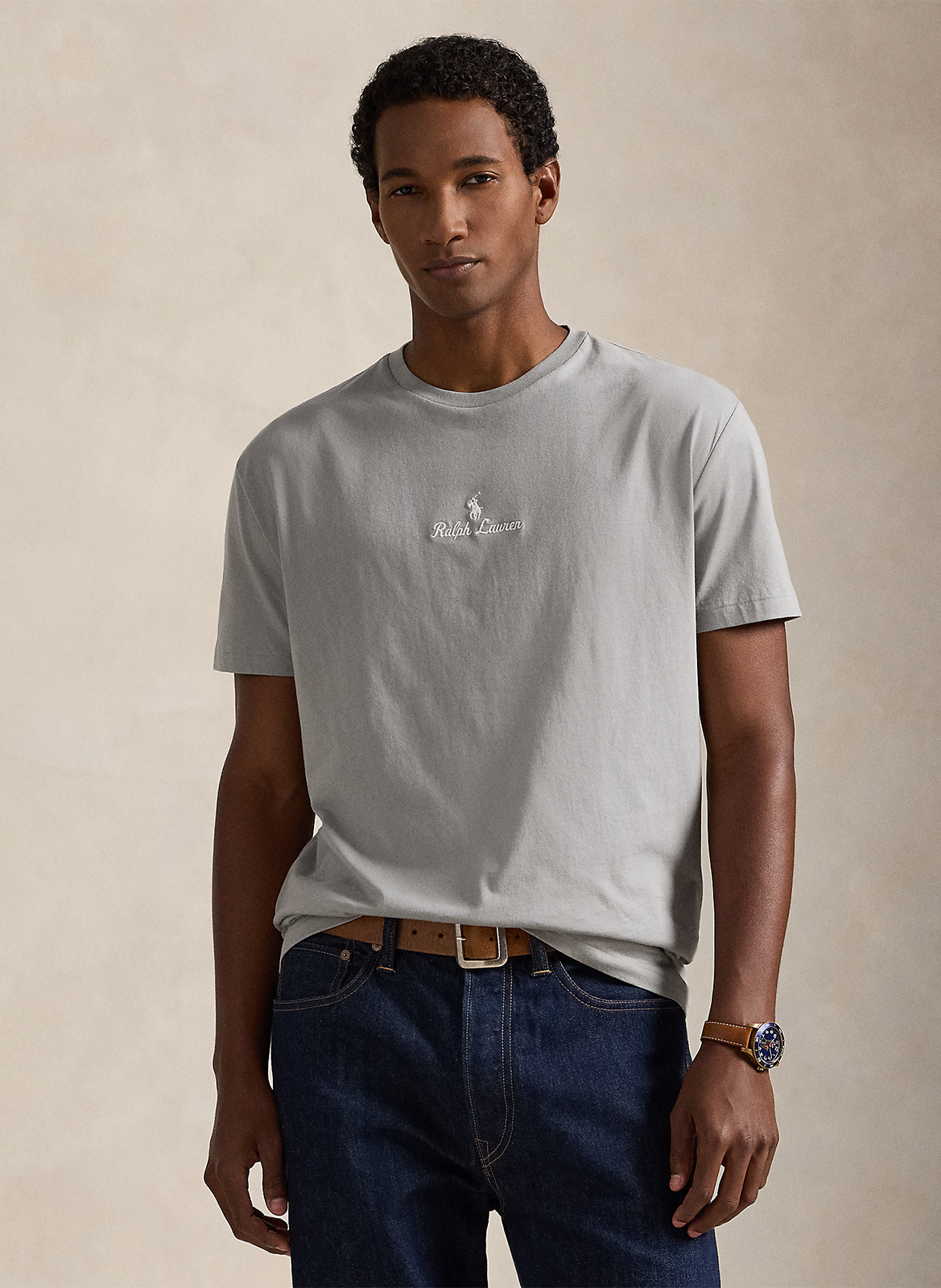 Tee-shirt col rond en coton POLO RALPH LAUREN