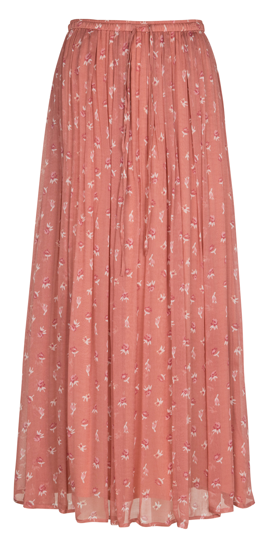Long printed skirt DES PETITS HAUTS Pink