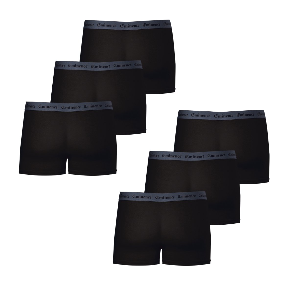 Set of 6 boxer briefs EMINENCE Black
