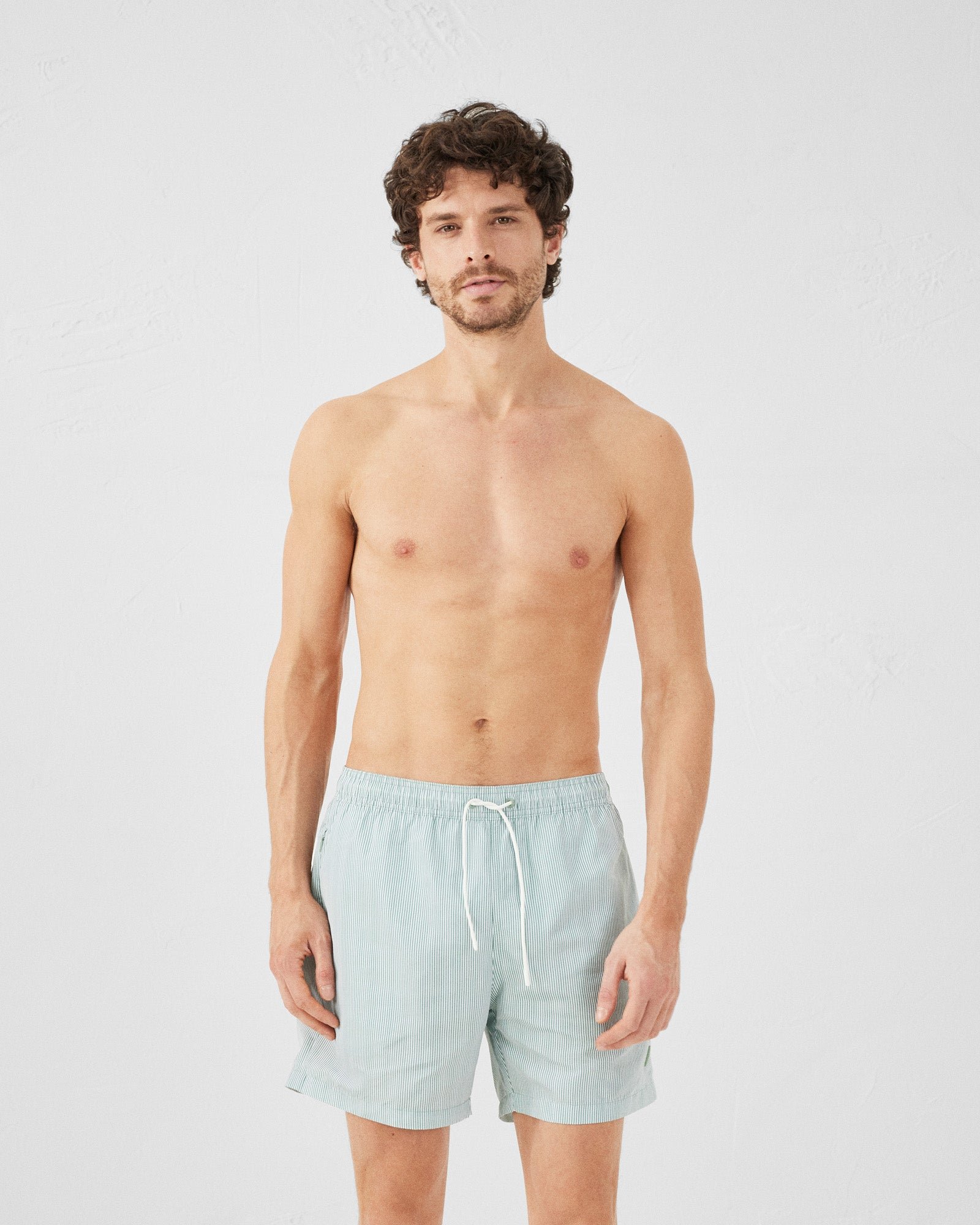 Niolon Stripe Swimsuit JOTT Green