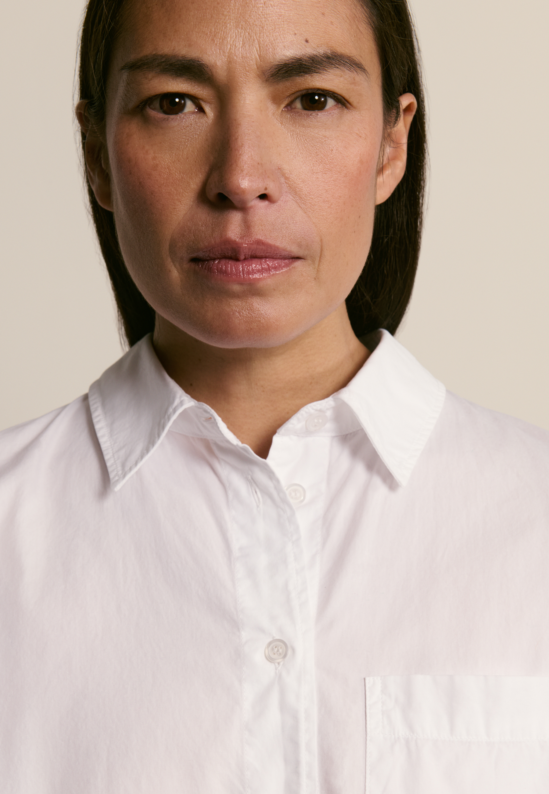 Chemise en coton MAISON MONTAGUT Blanc