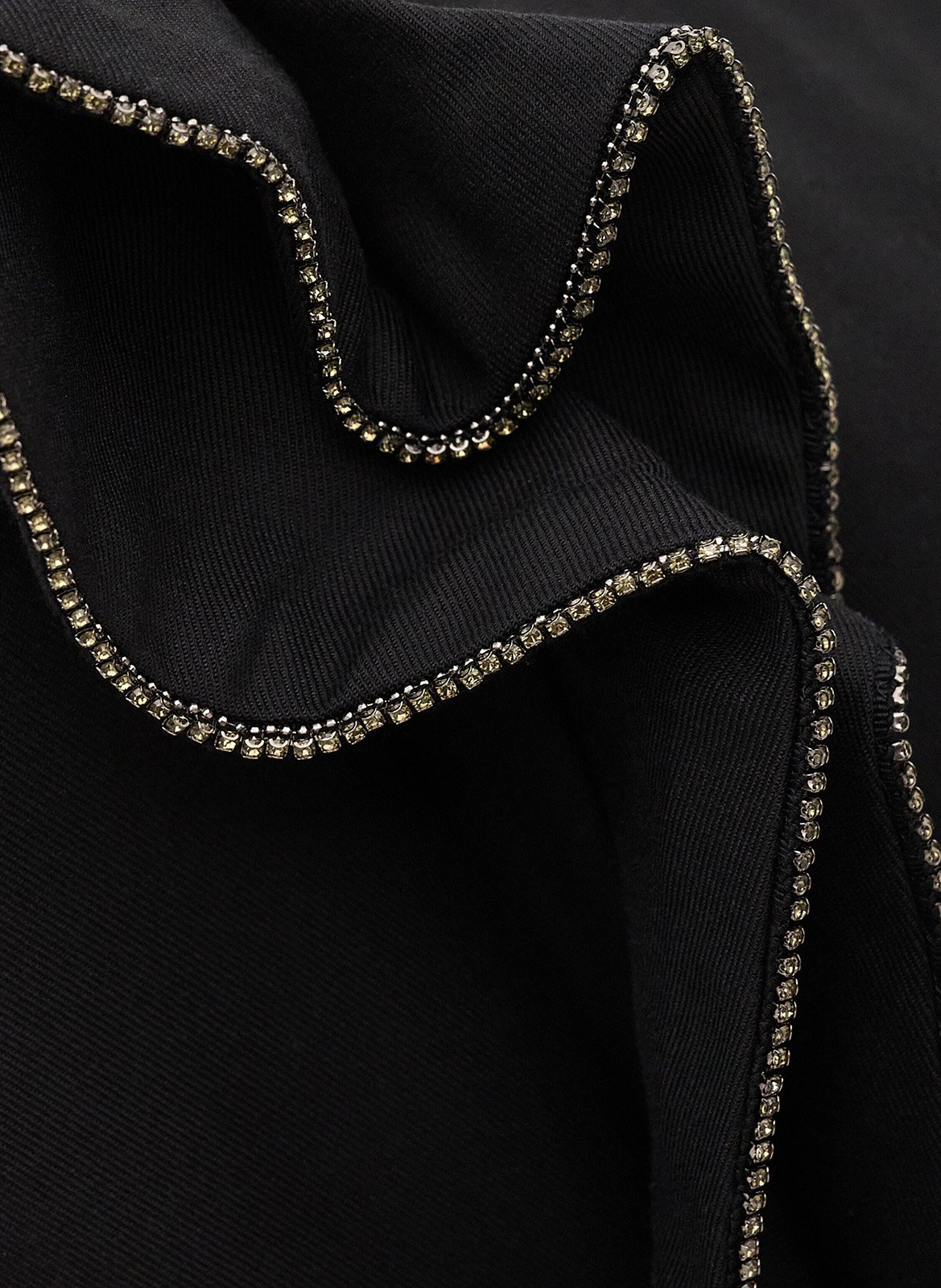 Halflange, asymmetrische jurk BA&SH Zwart