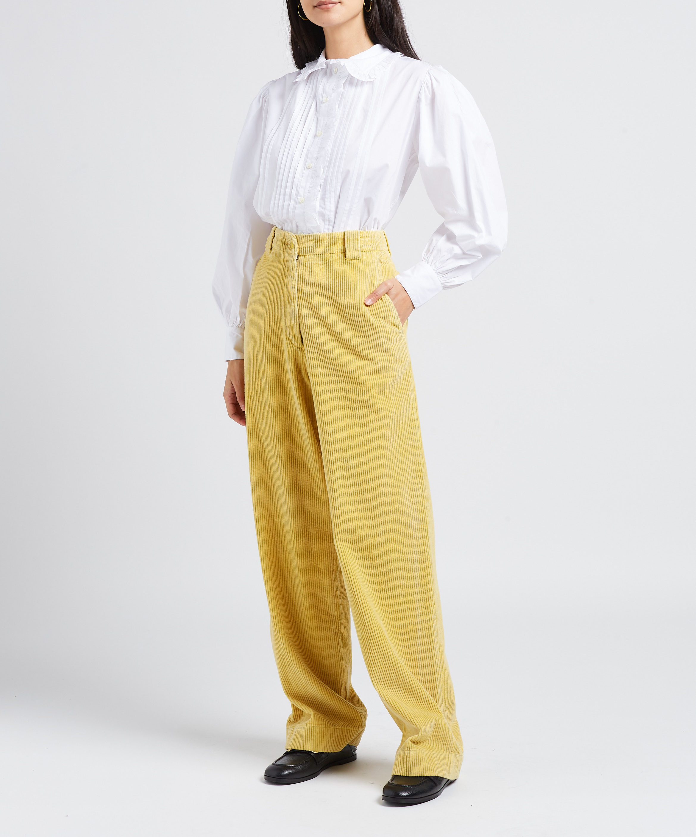 Loose-fit cotton shirt LAURENCE BRAS White