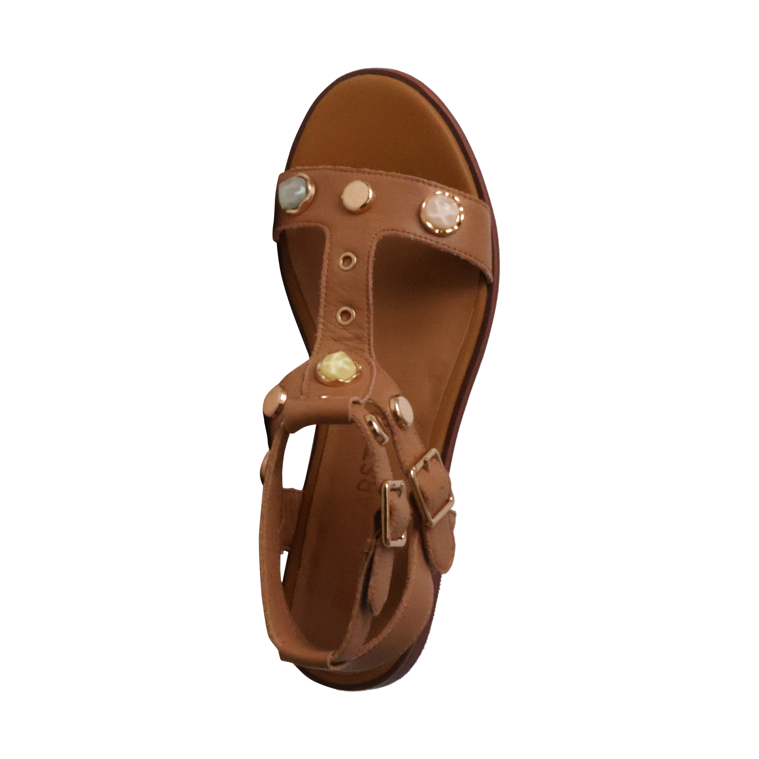 Sandales cuir  athena EMILIE KARSTON Marron