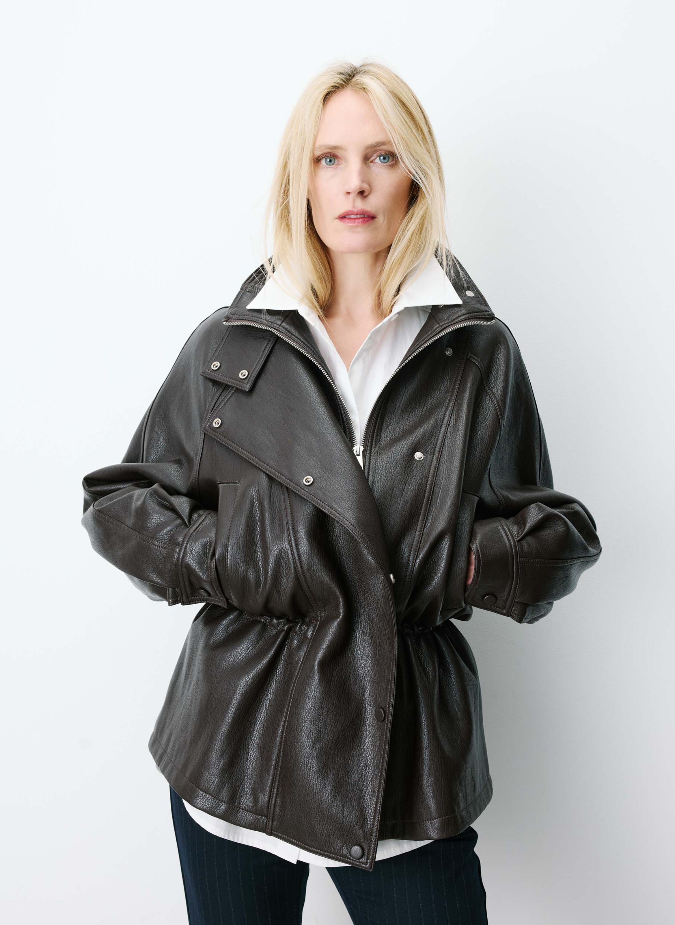 Veste oversize col montant GRACE ET MILA