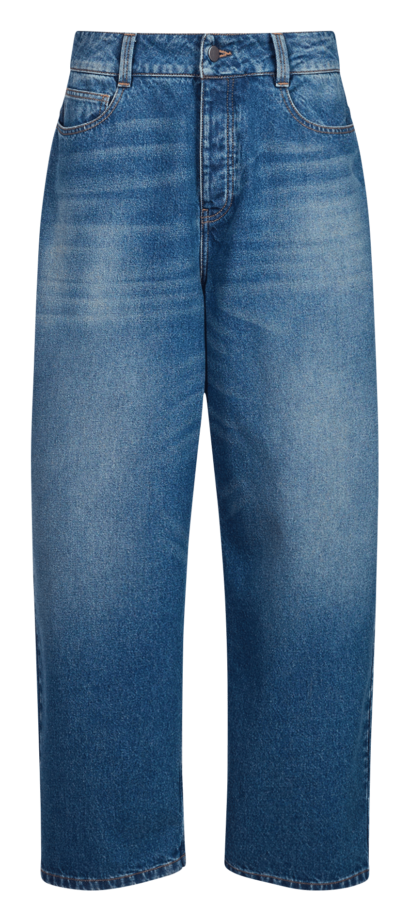 Straight-leg cotton jeans SAISON 1865 Blue