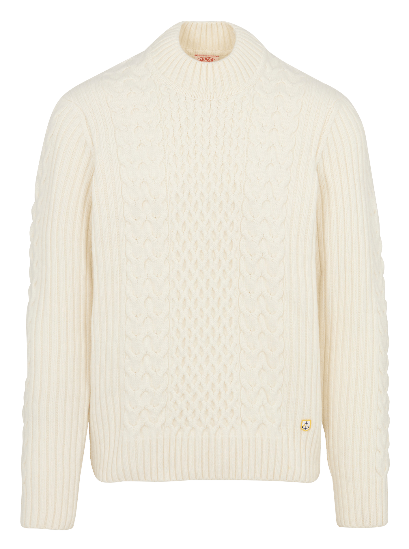 Gerade geschnittener Wollmix-Pullover ARMOR LUX Blau
