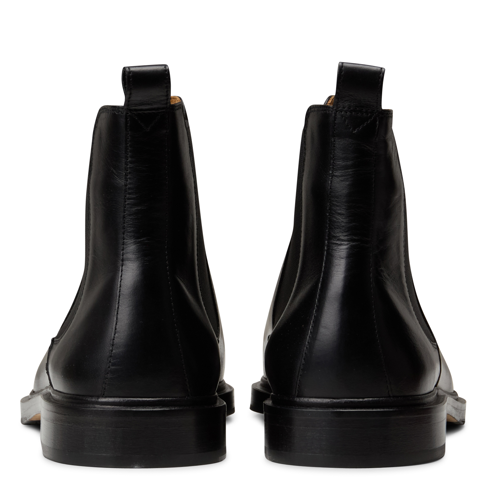 Leather ankle boots BOBBIES Black