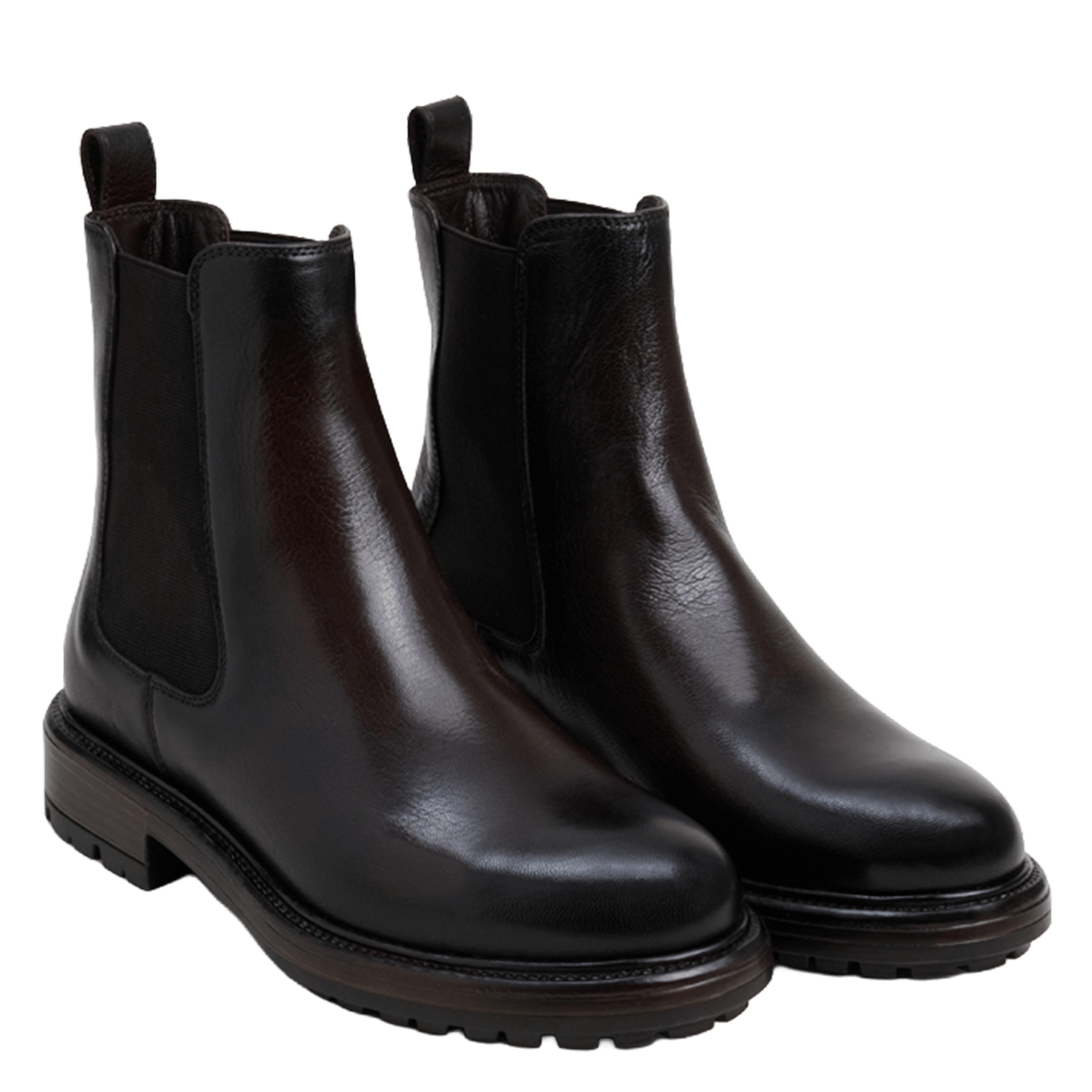 Leren boots JONAK Bruin