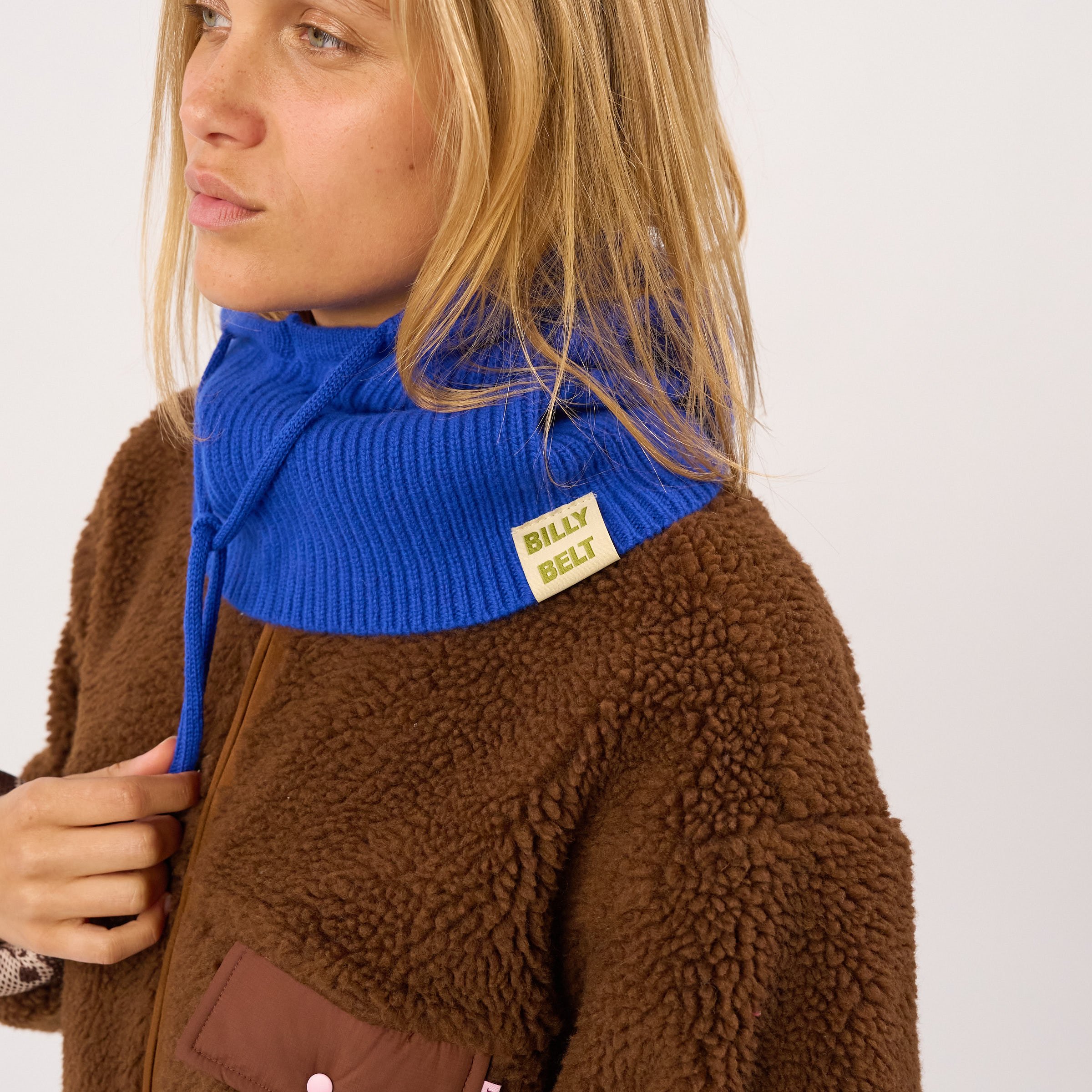 Wool balaclava BILLYBELT Blue