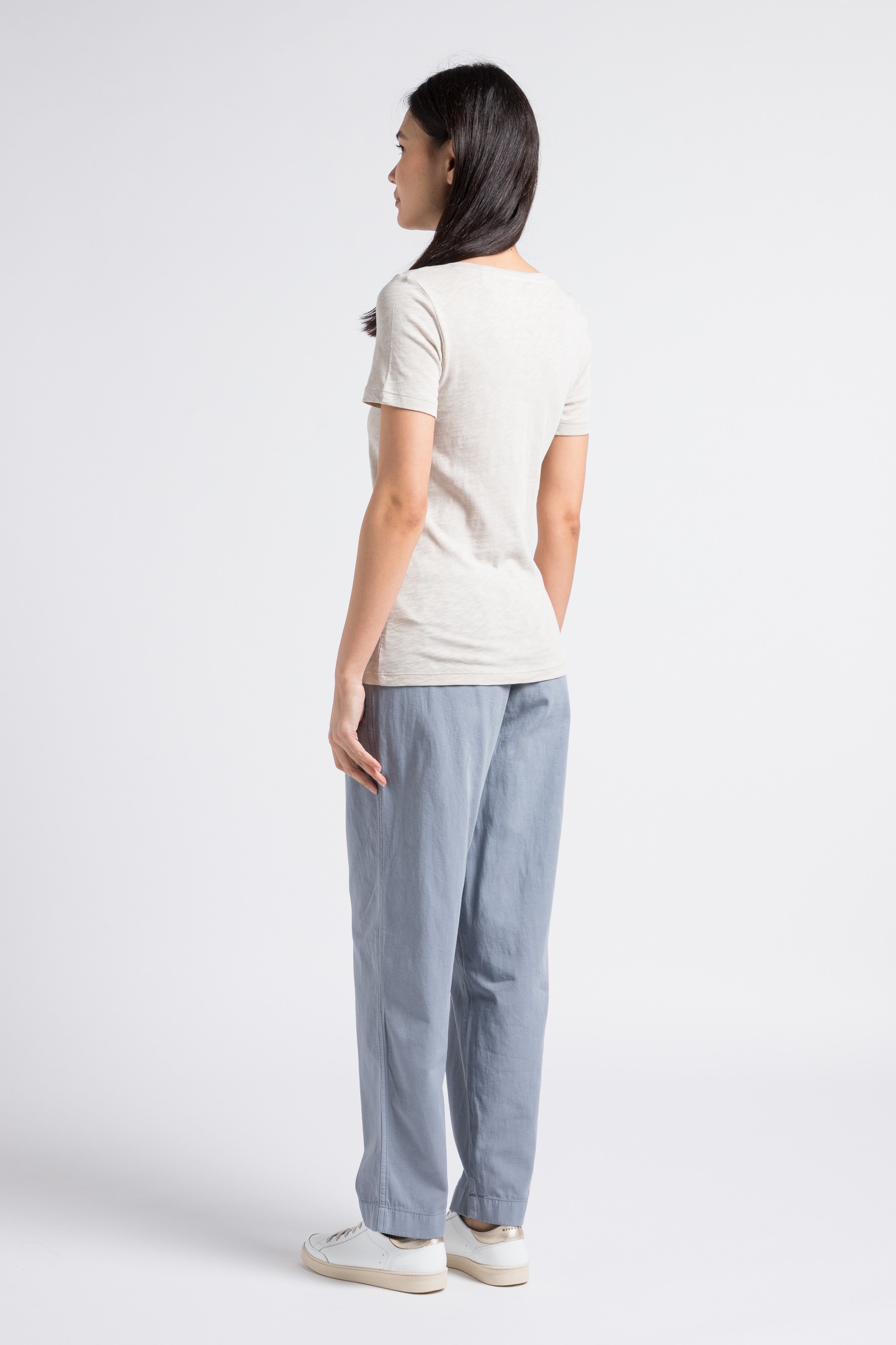 Tapered Hose Aus Baumwoll-mix Nordic Sea Marc O