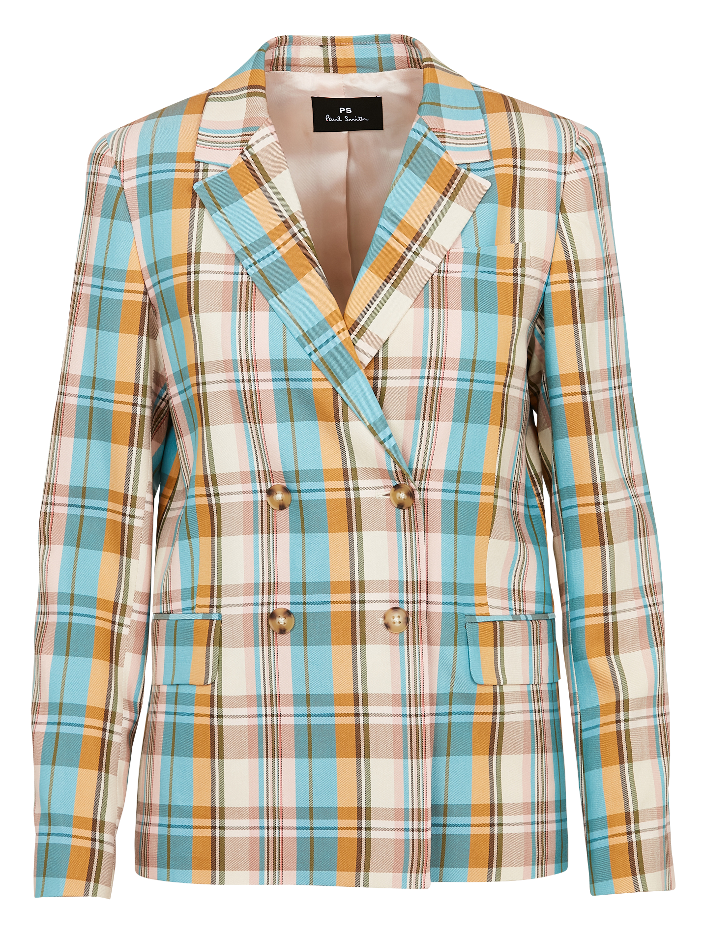 Veste de tailleur à carreaux  Multicolore