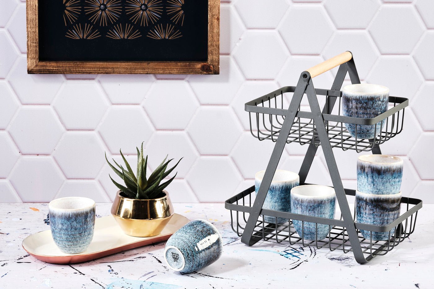 Cosmos 15cl Cup - Set of 6 - Azure BJORN Blue