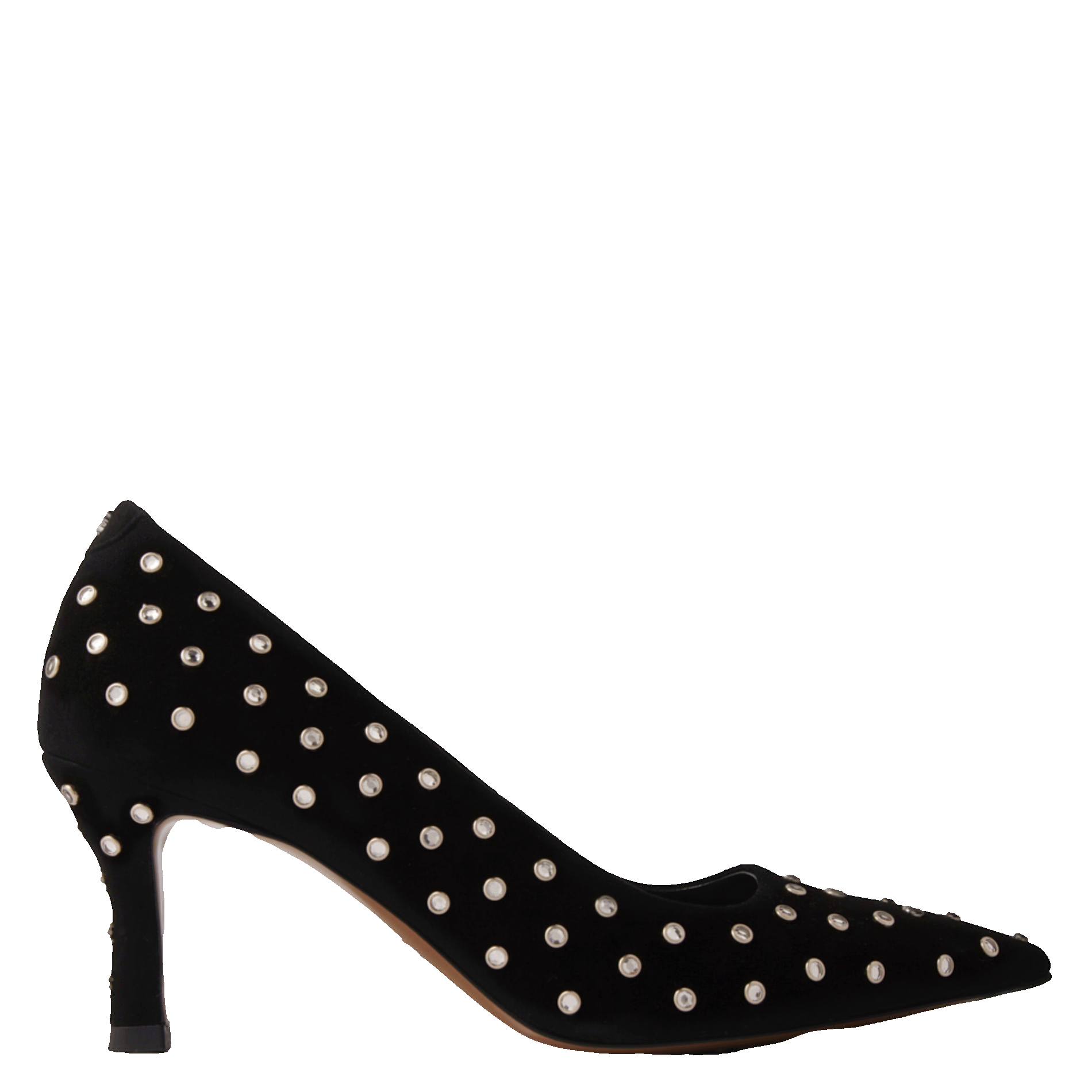 Escarpins pointus à strass MAJE Noir