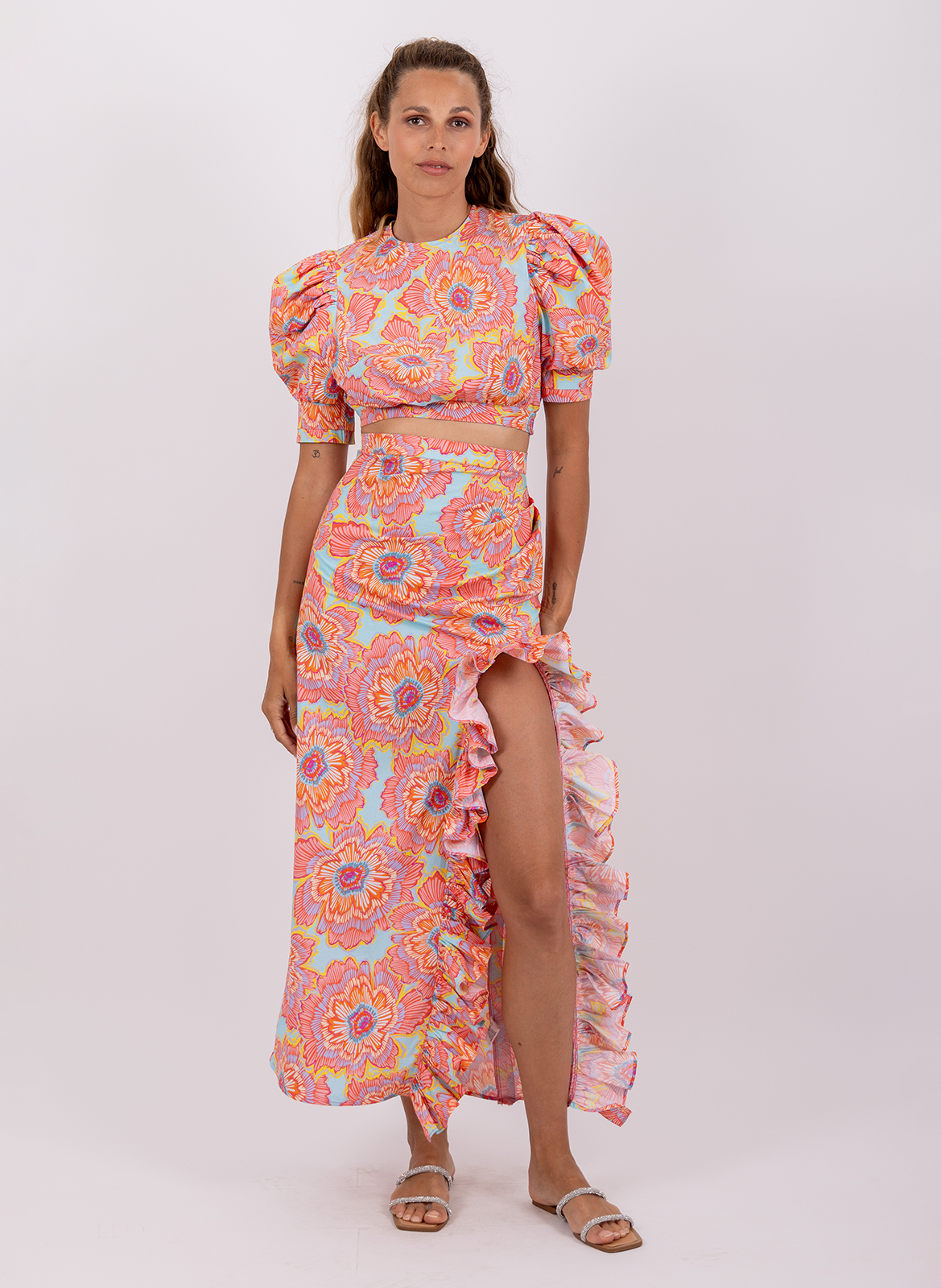 Top court en coton SUNDRESS Bleu