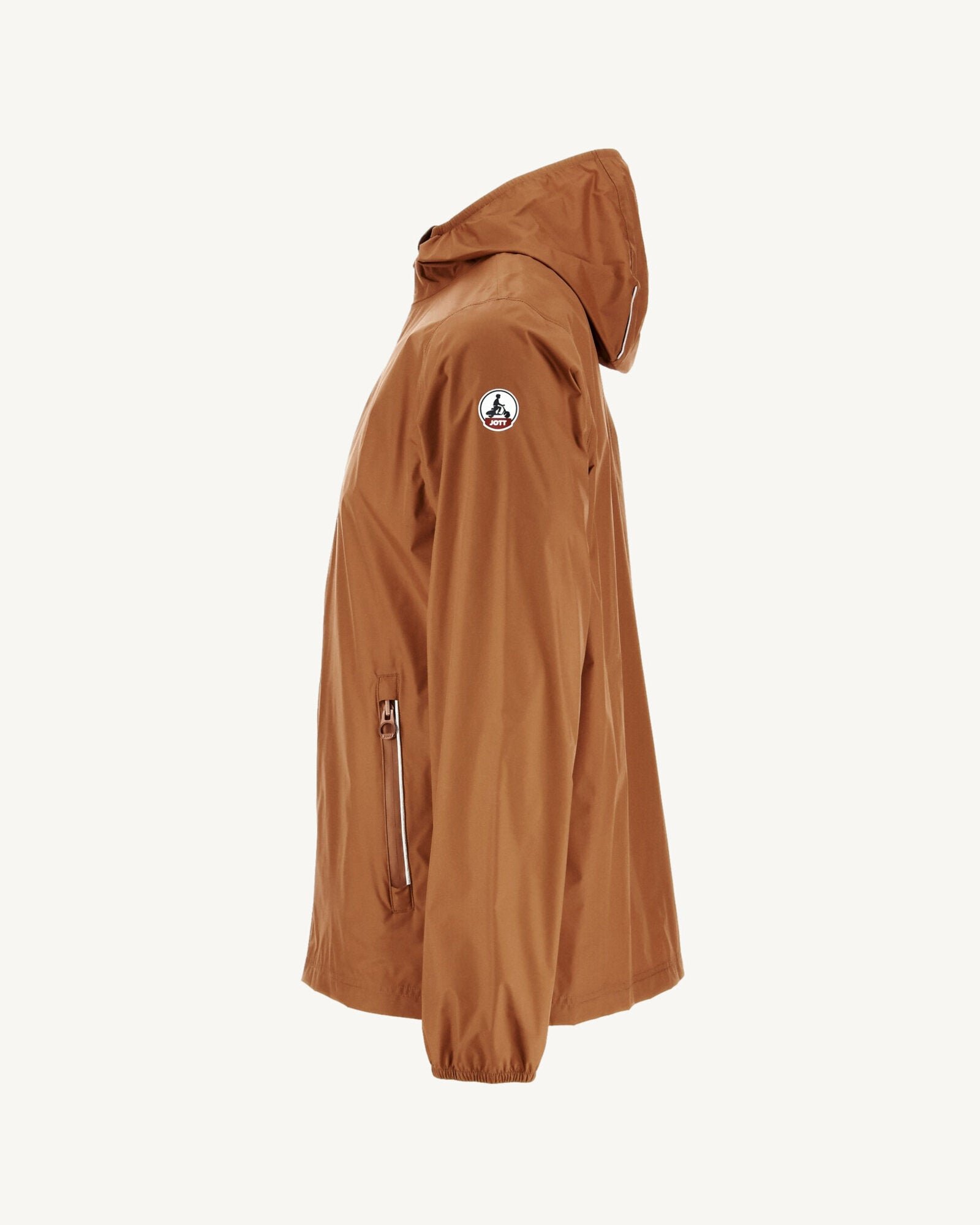 Packable hooded jacket Manille JOTT Brown
