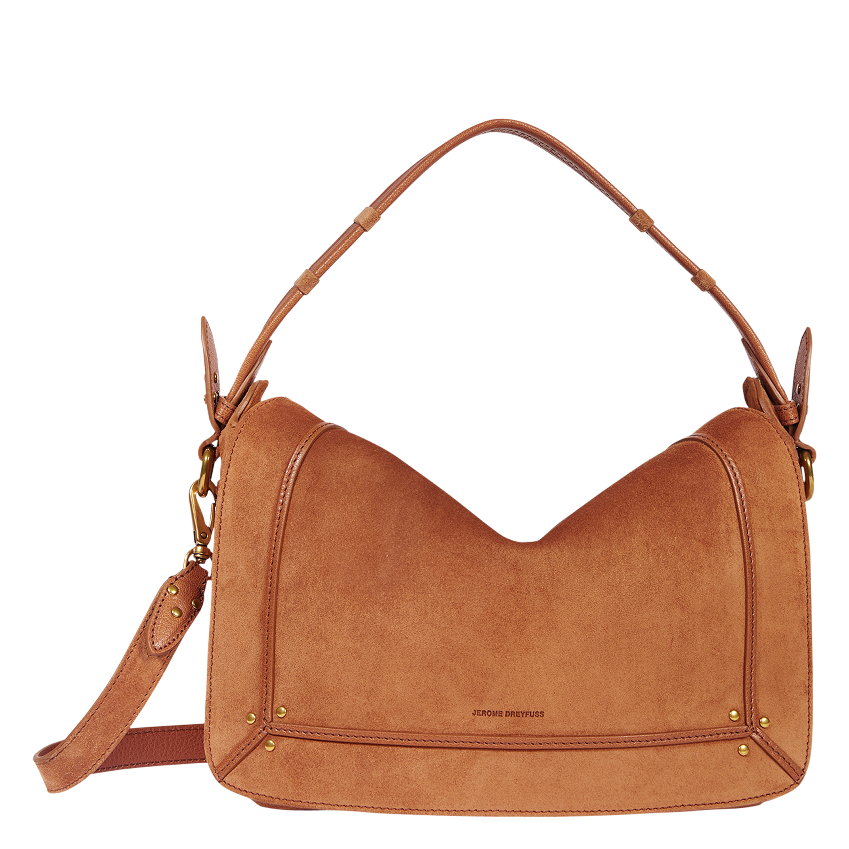Suede messenger bag JEROME DREYFUSS