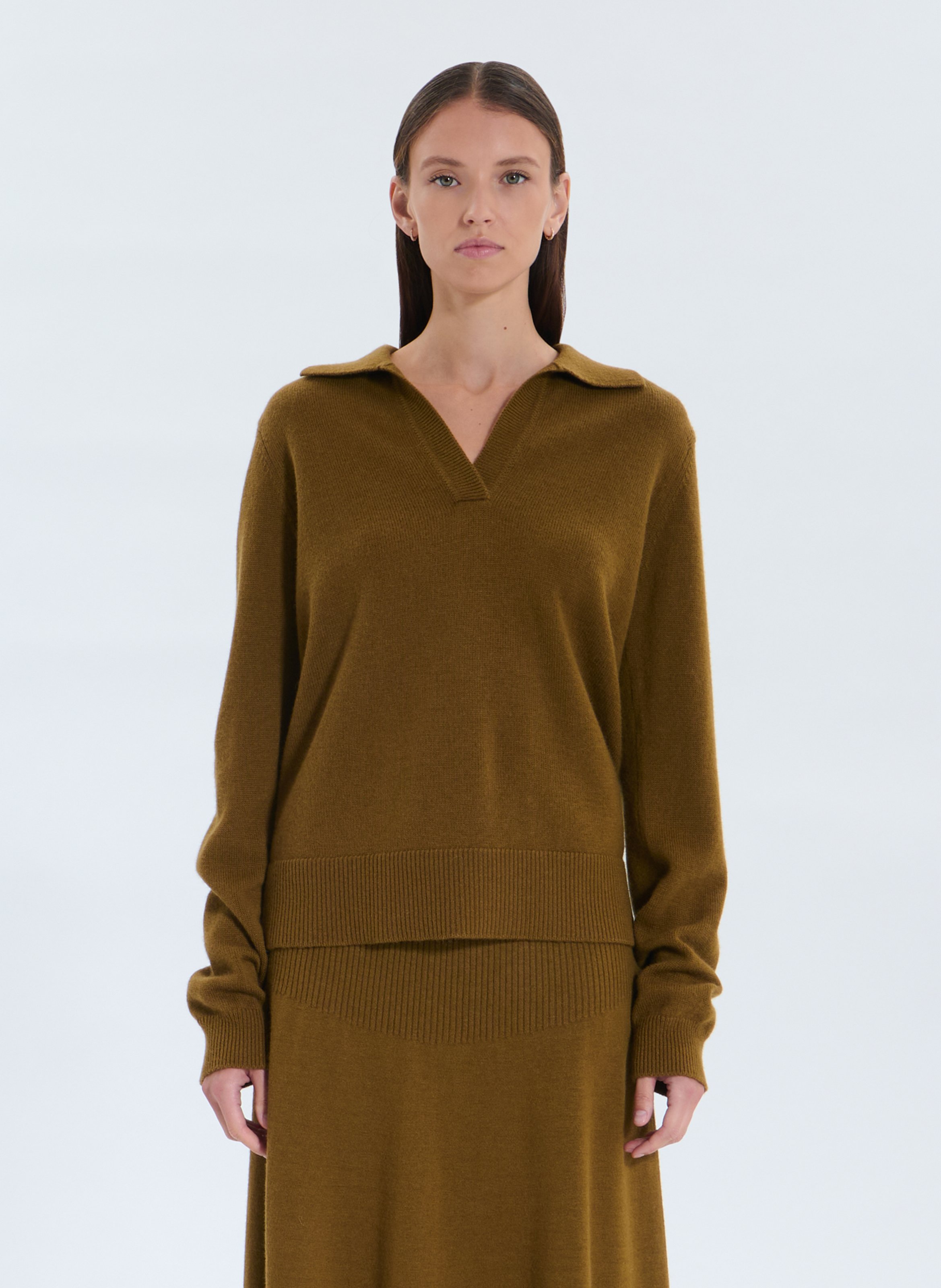 Pull oversize en laine ZAPA Vert