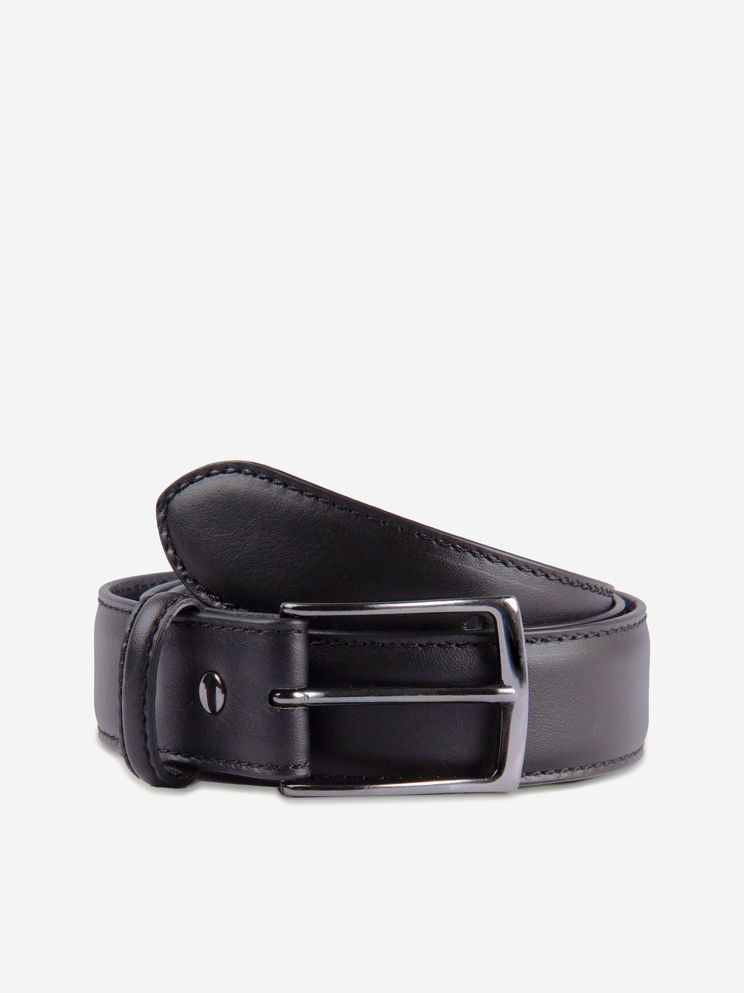 Madrid leather belt JULES & JENN Black