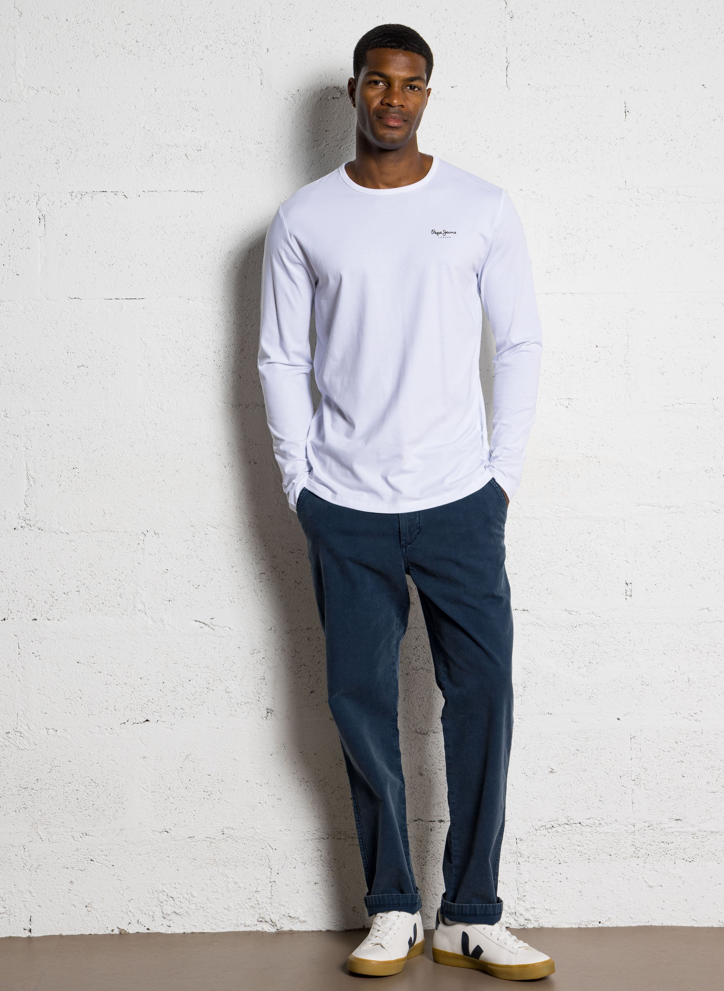 Cotton-blend bucket hat PEPE JEANS Blue