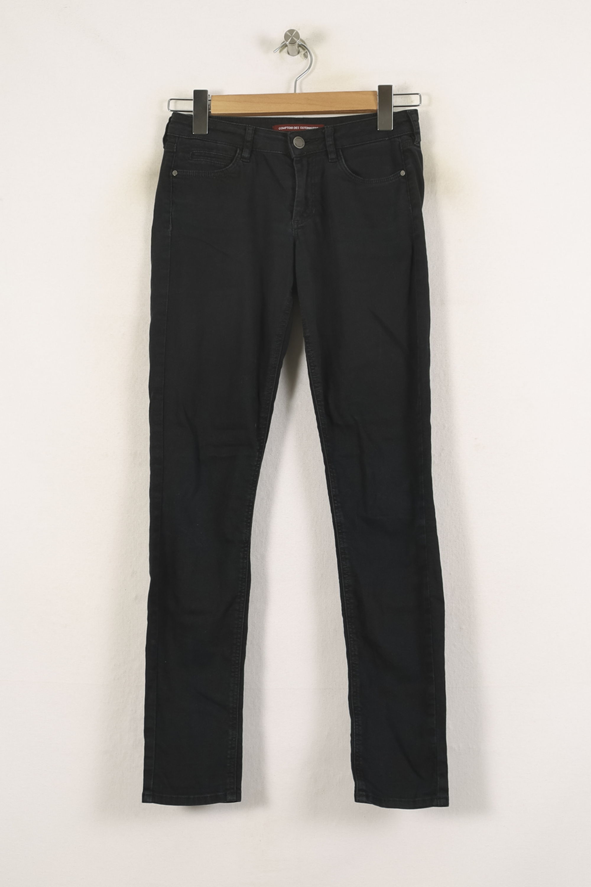 Cropped slim jeans with studs COMPTOIR DES COTONNIERS - Seconde main Blue