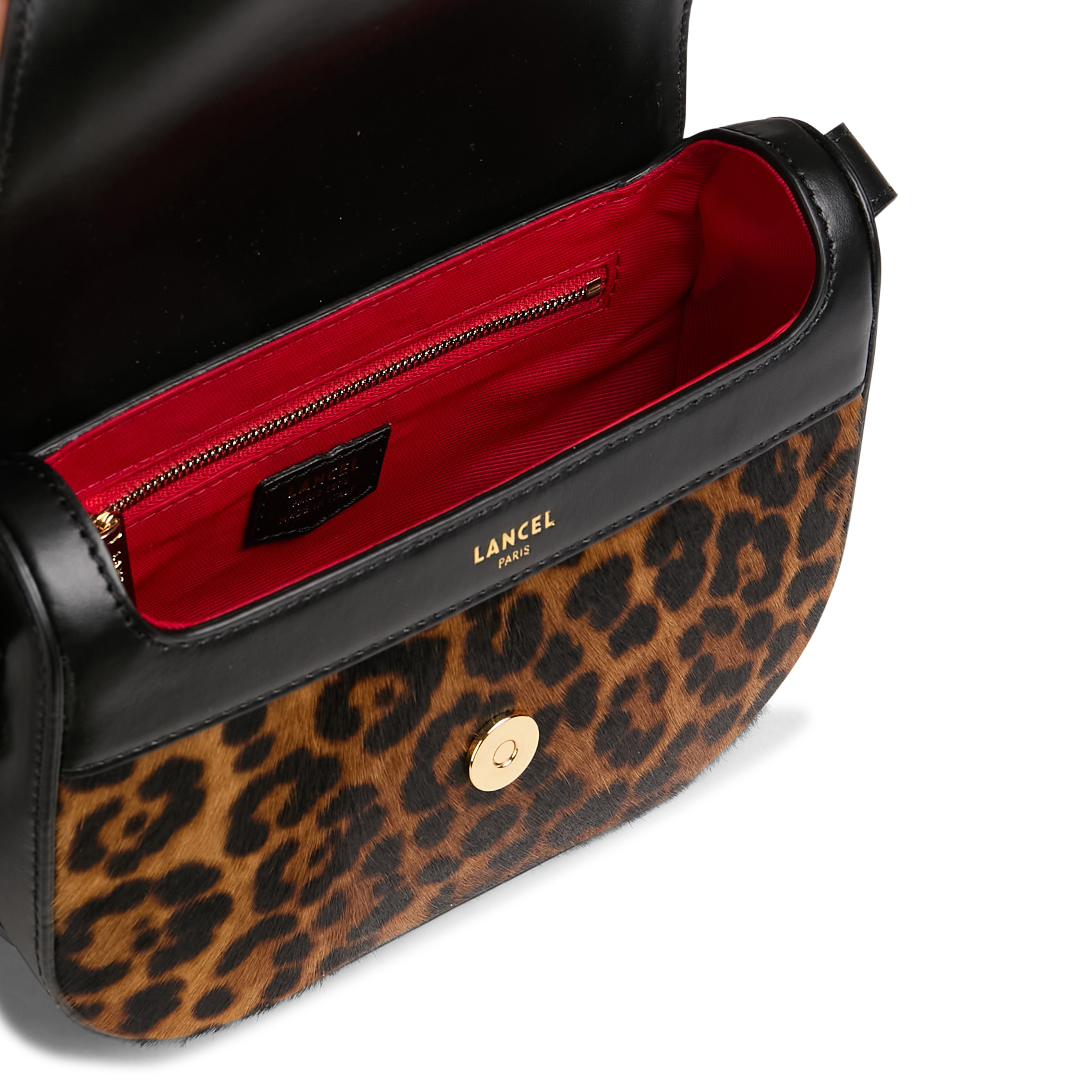 Sac bandoulière imprimé en cuir pony LANCEL Multicolore